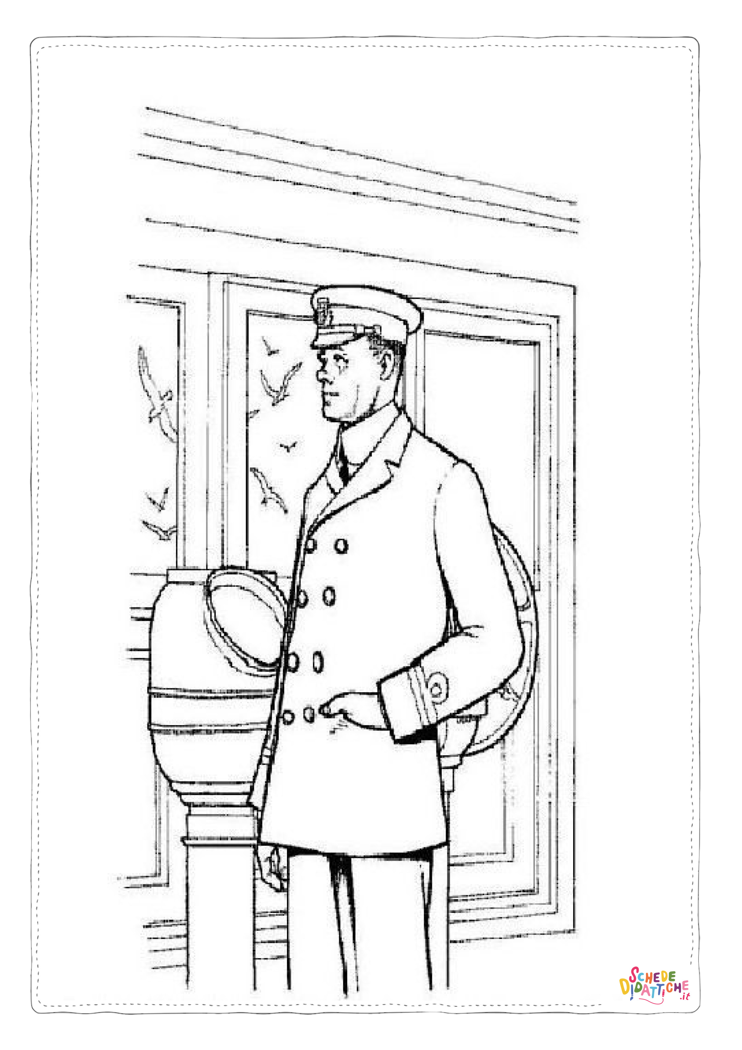 Disegno "Disegno di Titanic da stampare e colorare 25" Disegno di Titanic da stampare e colorare 25