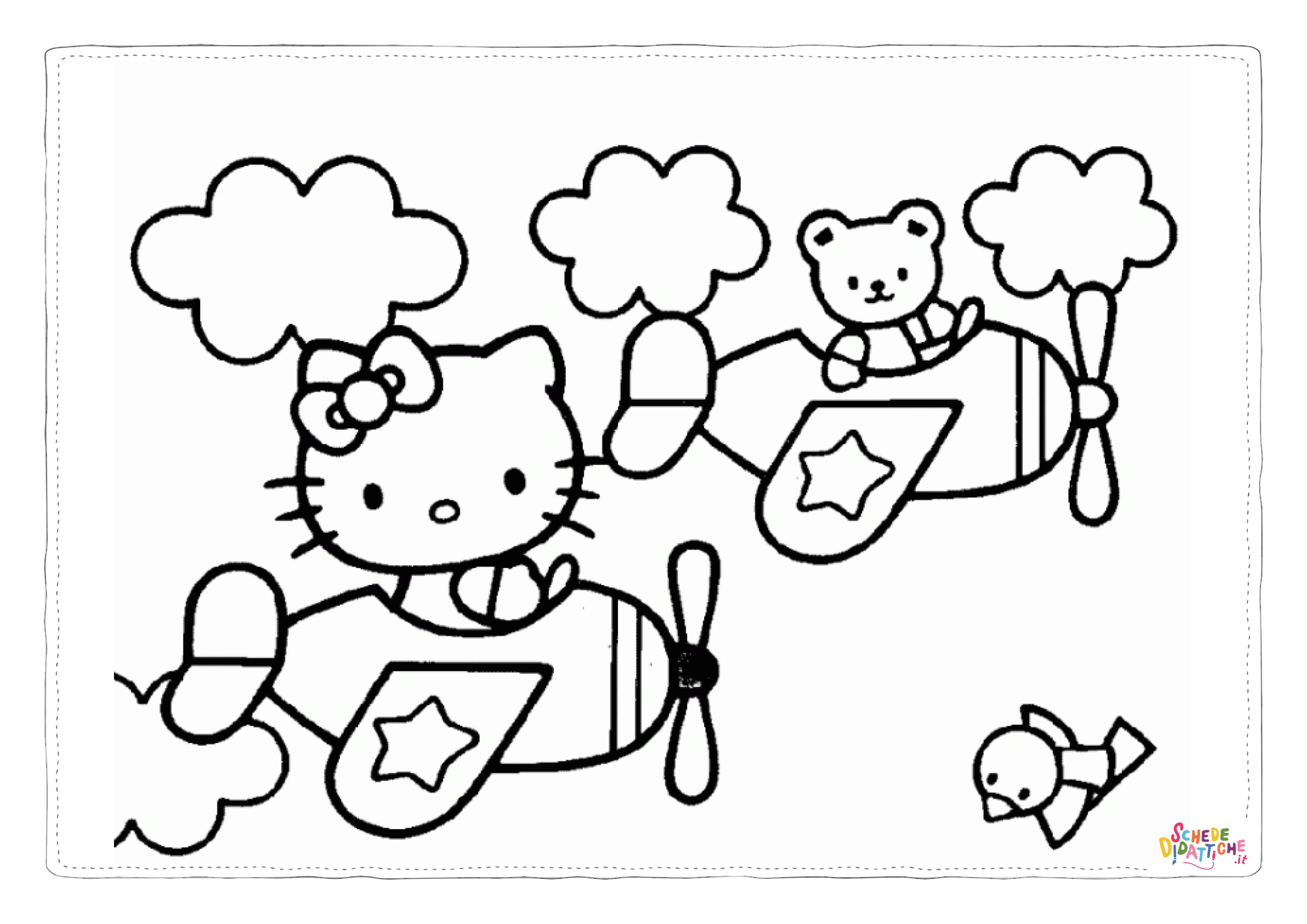 Disegno "Disegno di Hello Kitty da stampare e colorare 25" Disegno di Hello Kitty da stampare e colorare 25