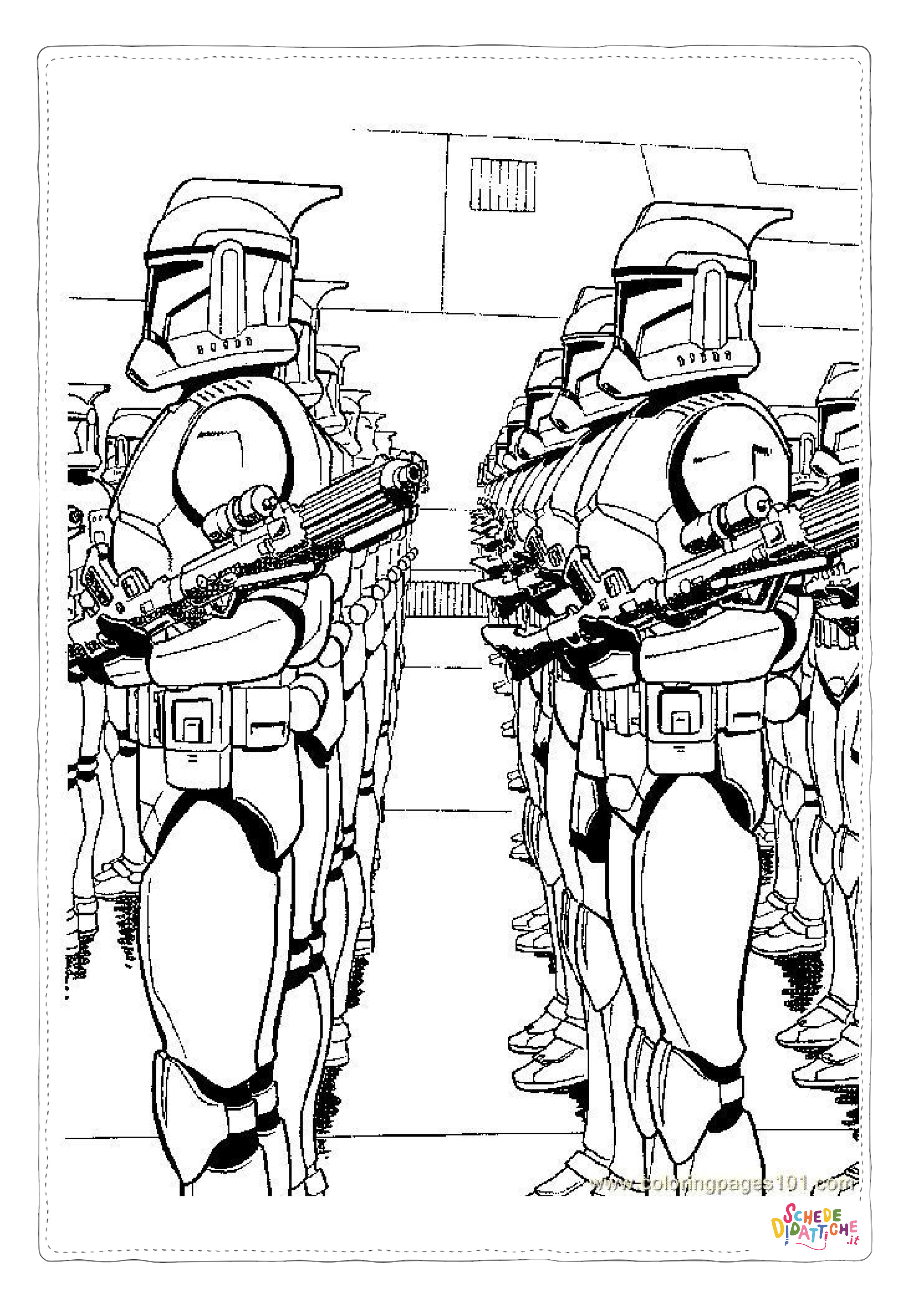 Disegno di soldato da stampare e colorare 40