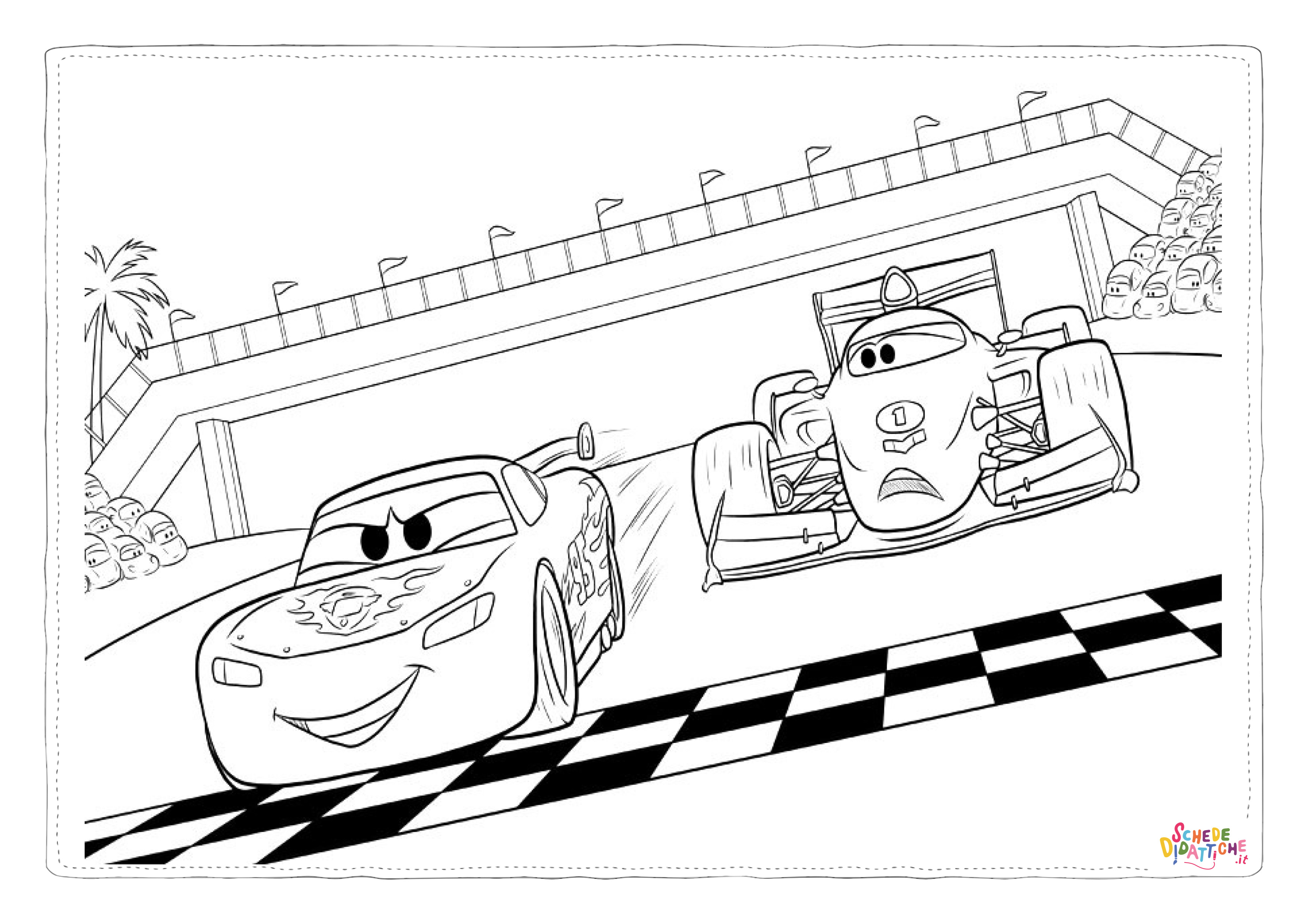 Disegno "Disegno di Cars da stampare e colorare 222" Disegno di Cars da stampare e colorare 222