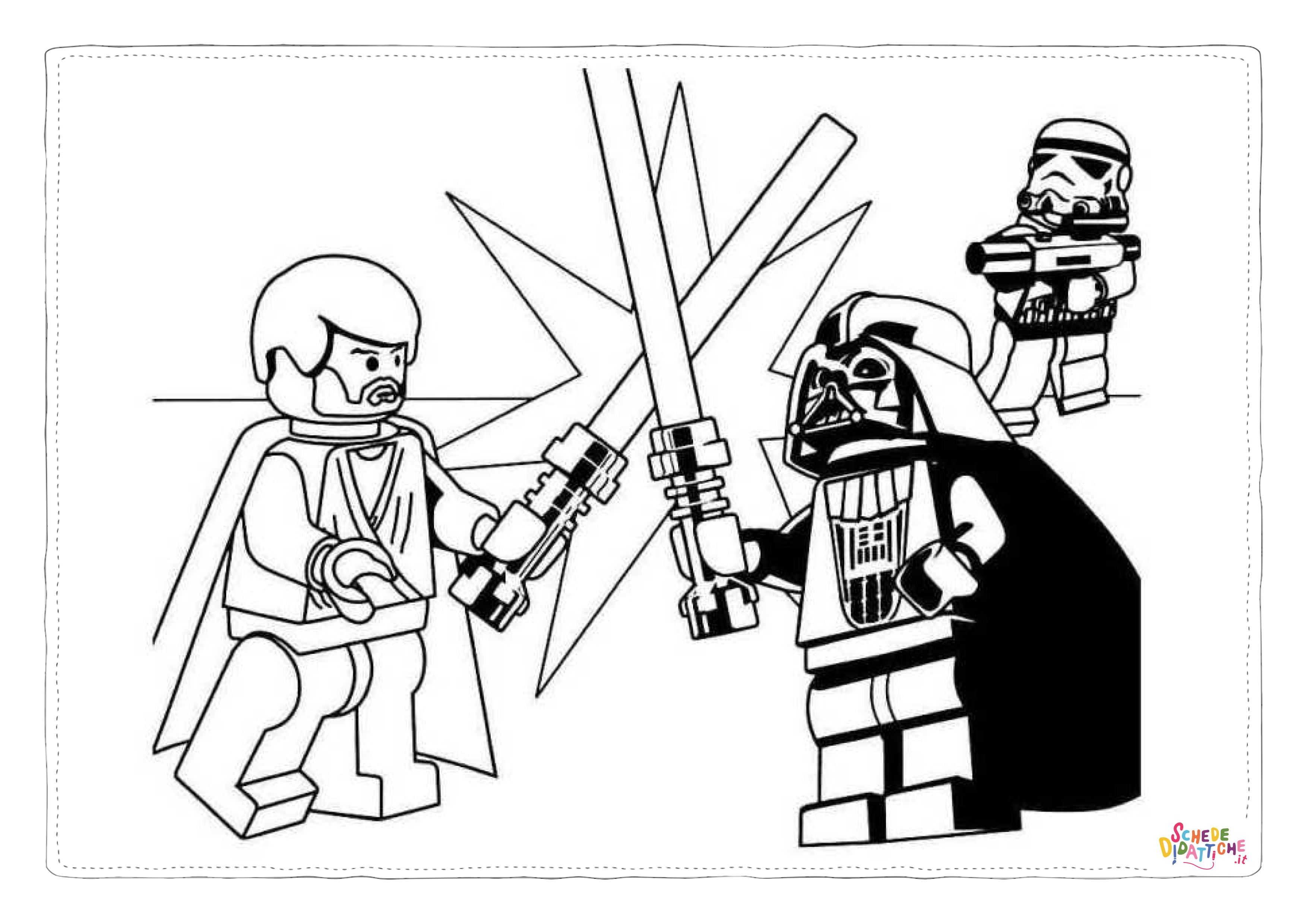 Disegno "Disegno di LEGO Star Wars da stampare e colorare 4" Disegno di LEGO Star Wars da stampare e colorare 4