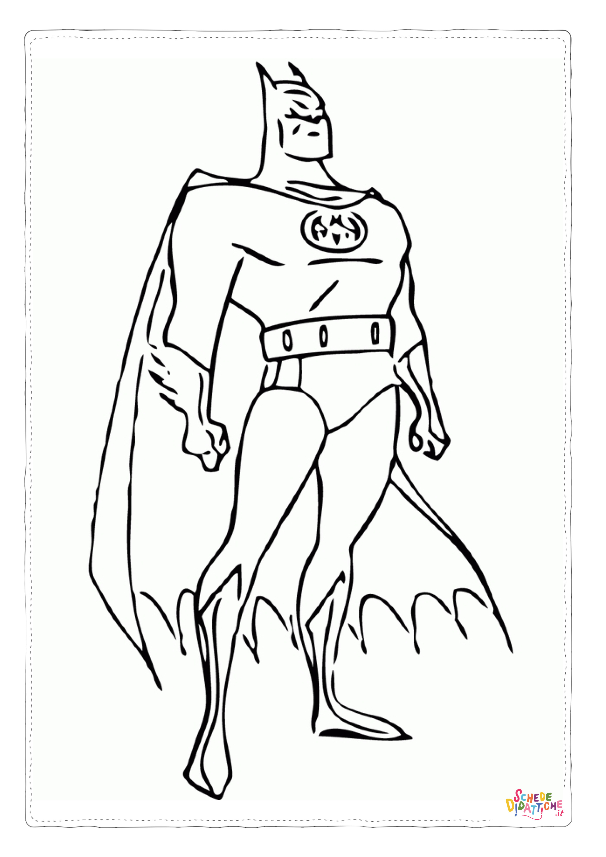 Disegno "Disegno di Batman e Robin da stampare e colorare 151" Disegno di Batman e Robin da stampare e colorare 151