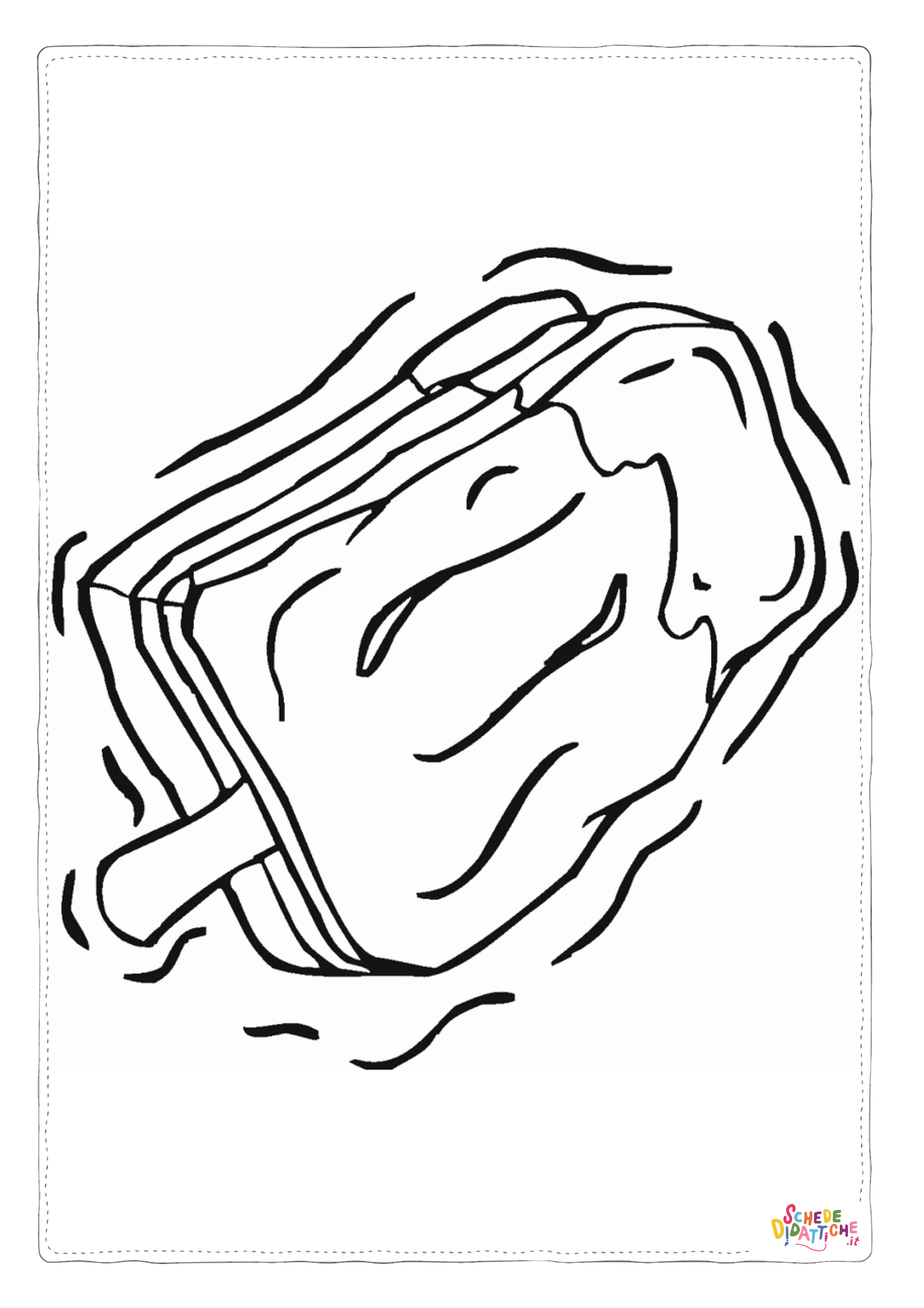 Disegno "Disegno di ghiacciolo da stampare e colorare" Disegno di ghiacciolo da stampare e colorare