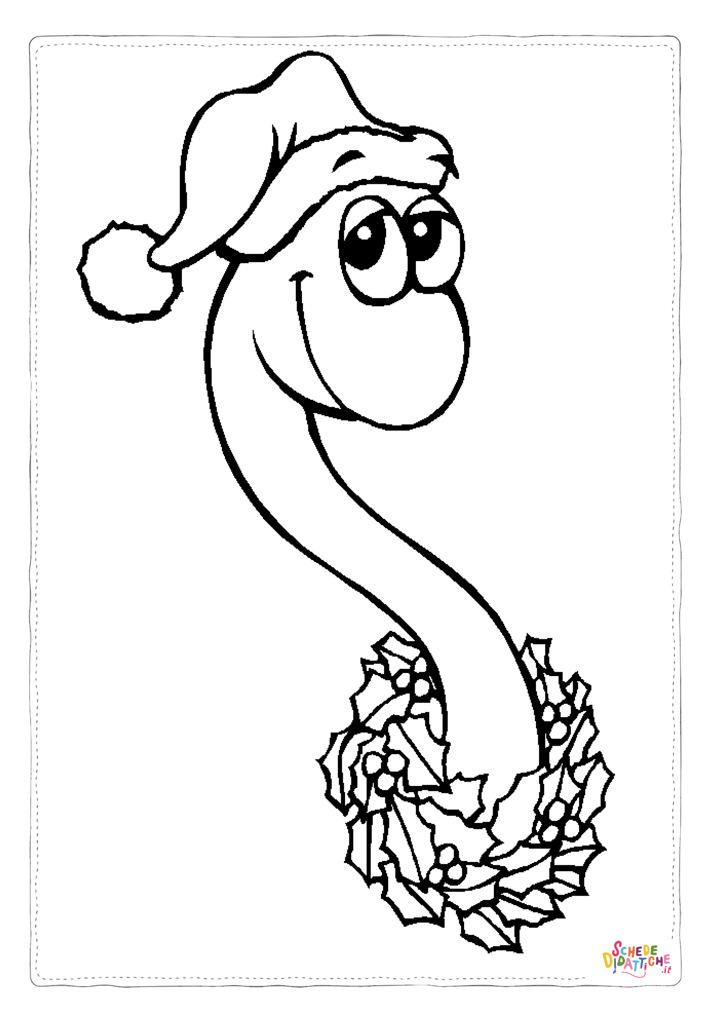 Disegno "Disegno di serpente da stampare e colorare 2" Disegno di serpente da stampare e colorare 2