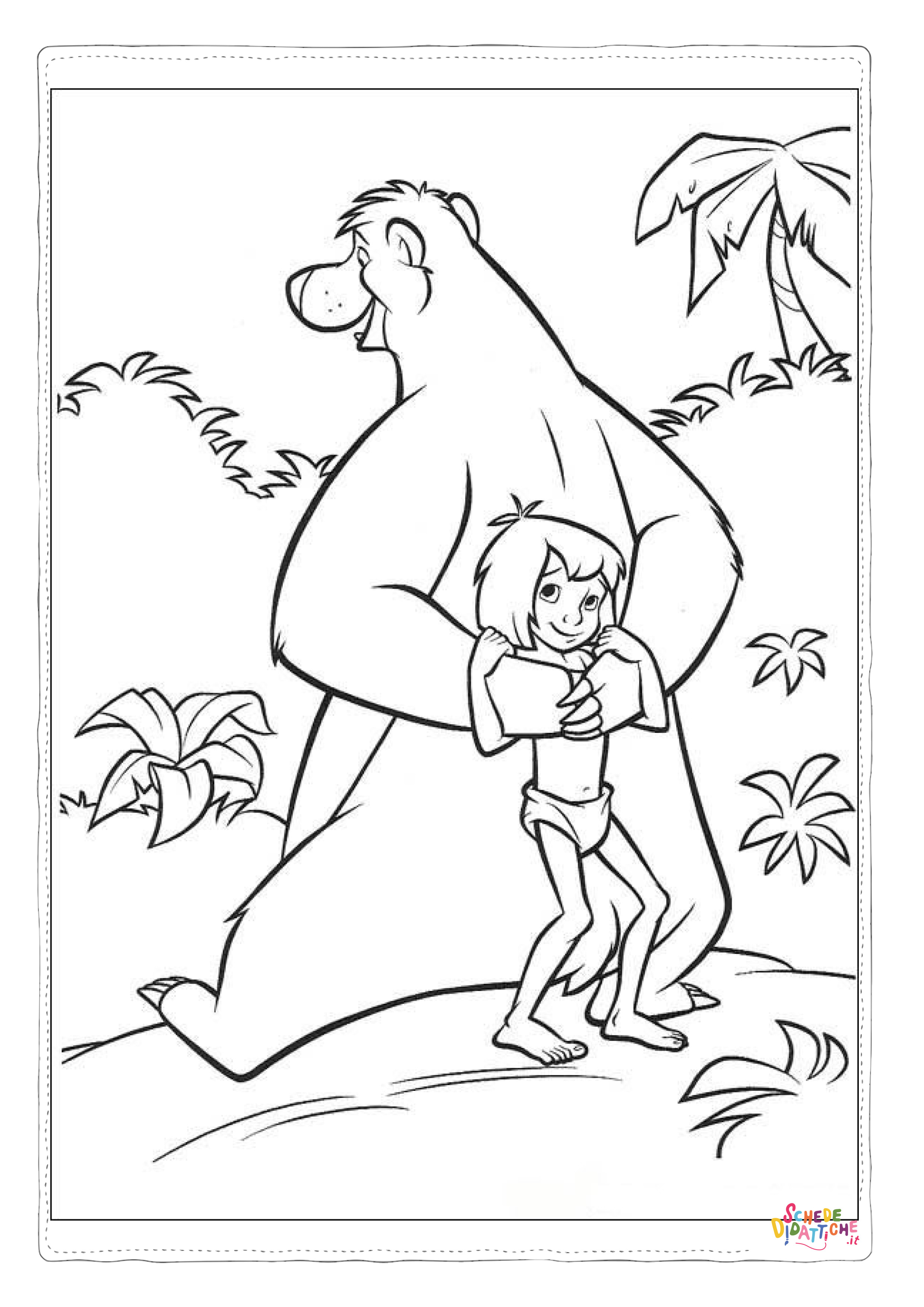 Disegno "Disegno di Il libro della giungla da stampare e colorare 64" Disegno di Il libro della giungla da stampare e colorare 64