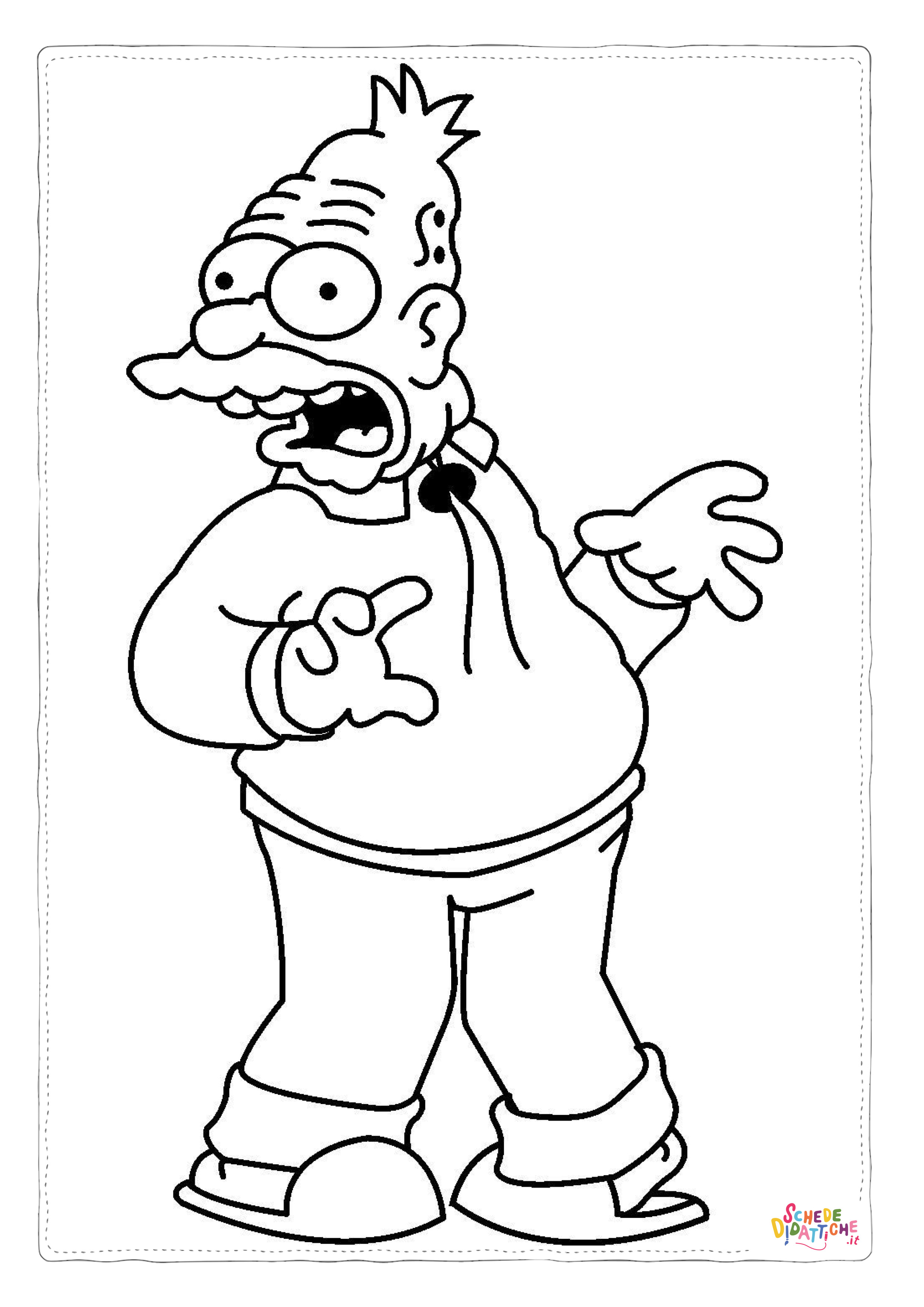Disegno di I Simpson da stampare e colorare 63