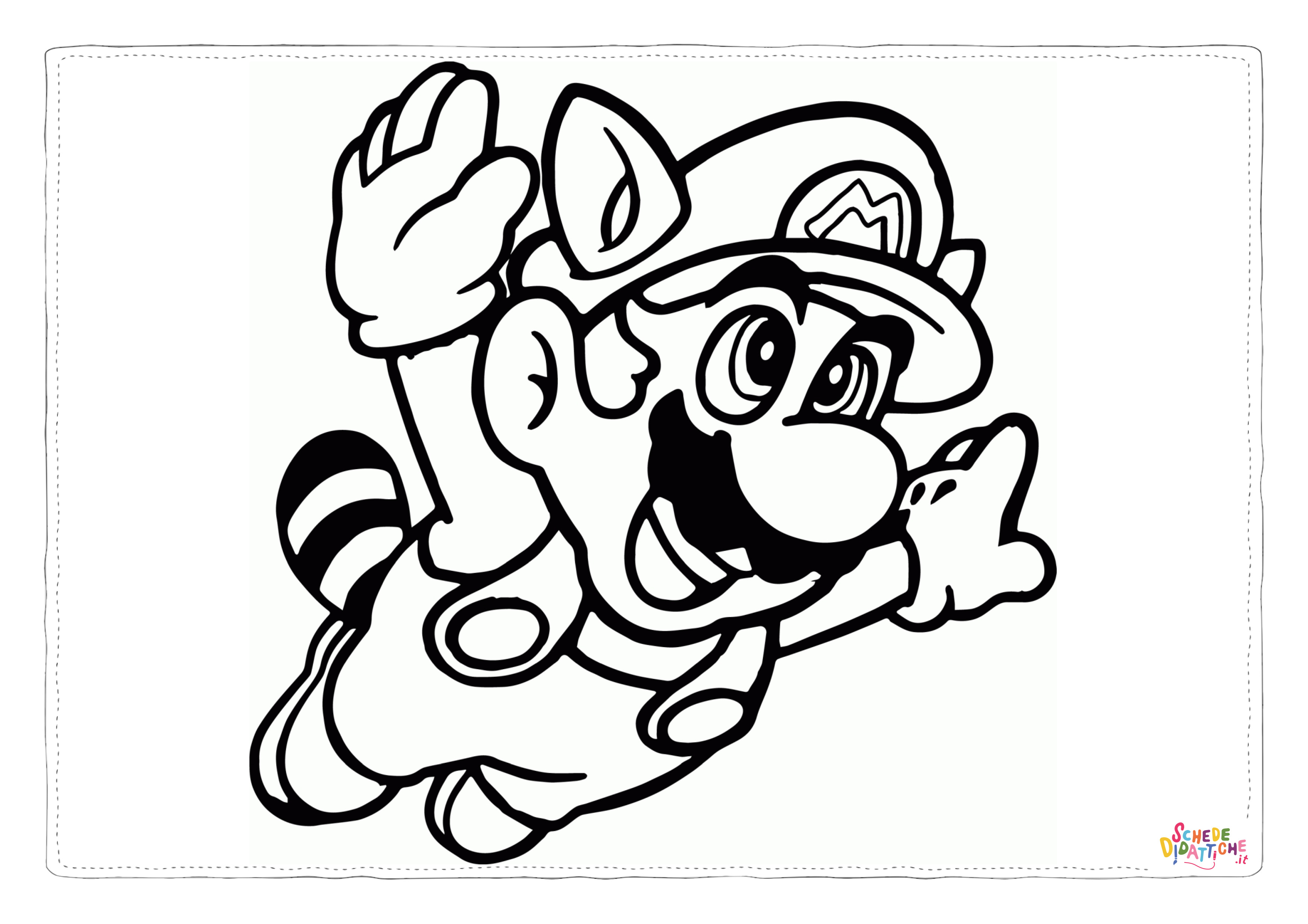 Disegno di Super Mario da stampare e colorare 93