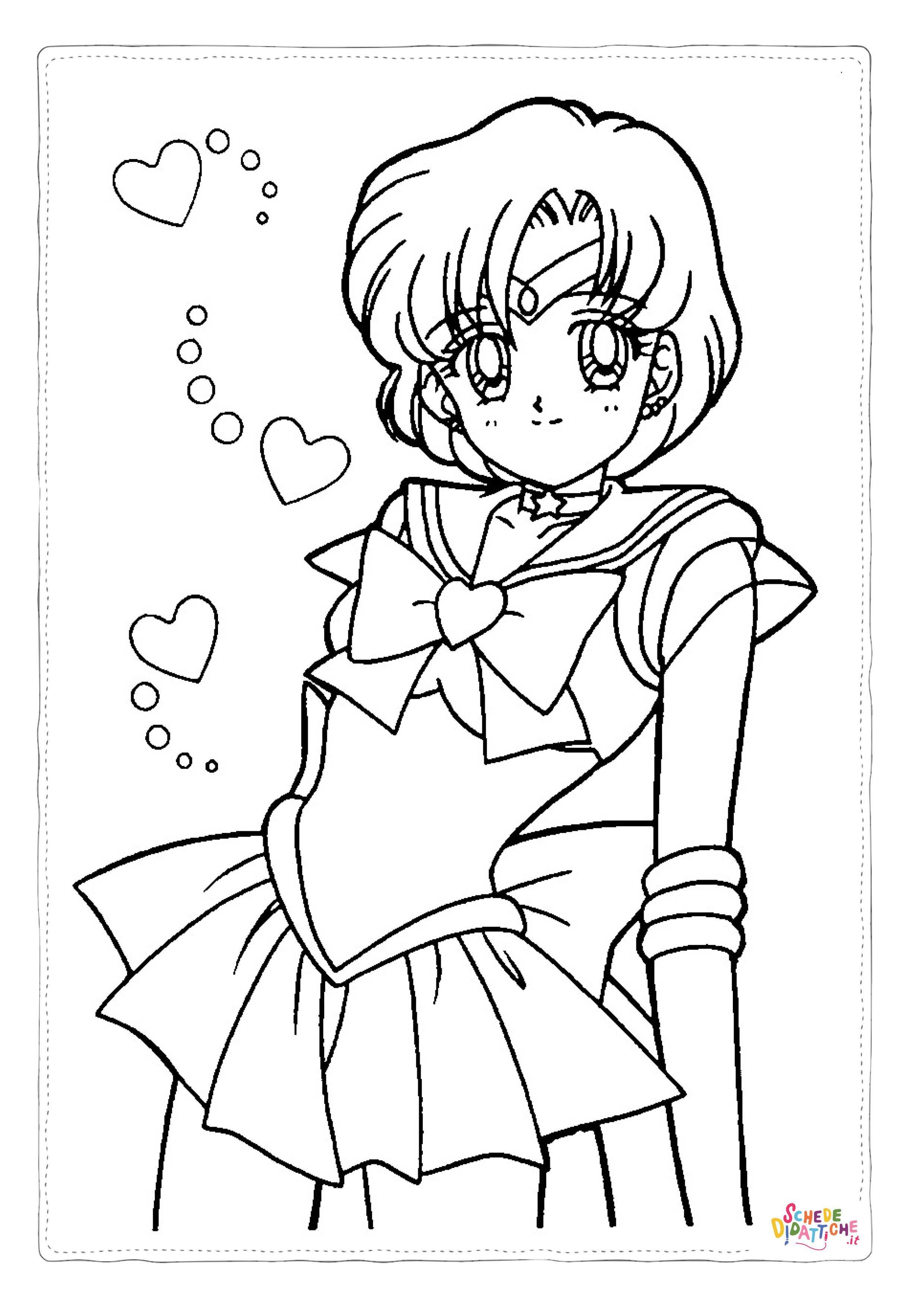 Disegno di Sailor Moon da stampare e colorare 24