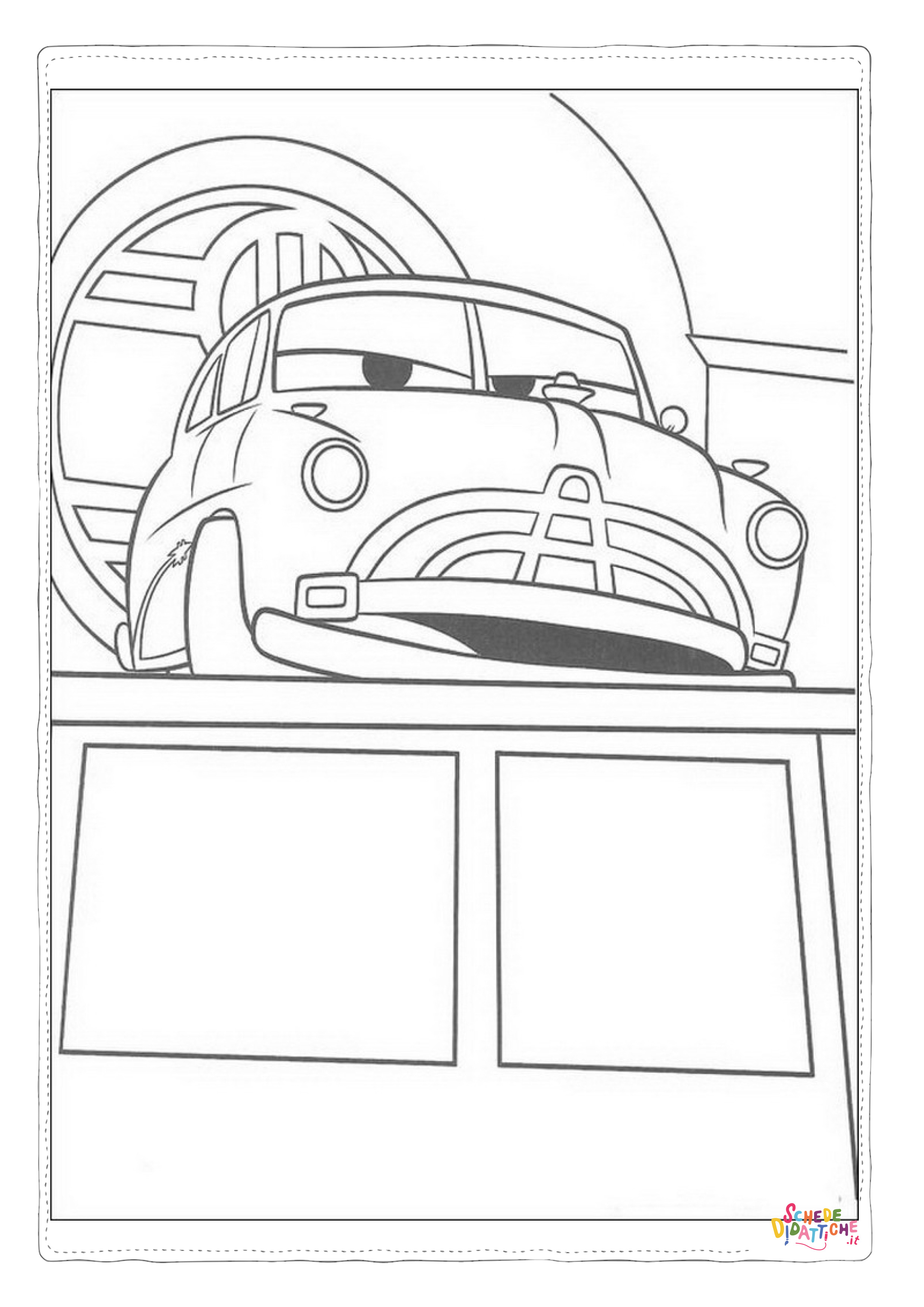 Disegno "Disegno di Cars da stampare e colorare 167" Disegno di Cars da stampare e colorare 167