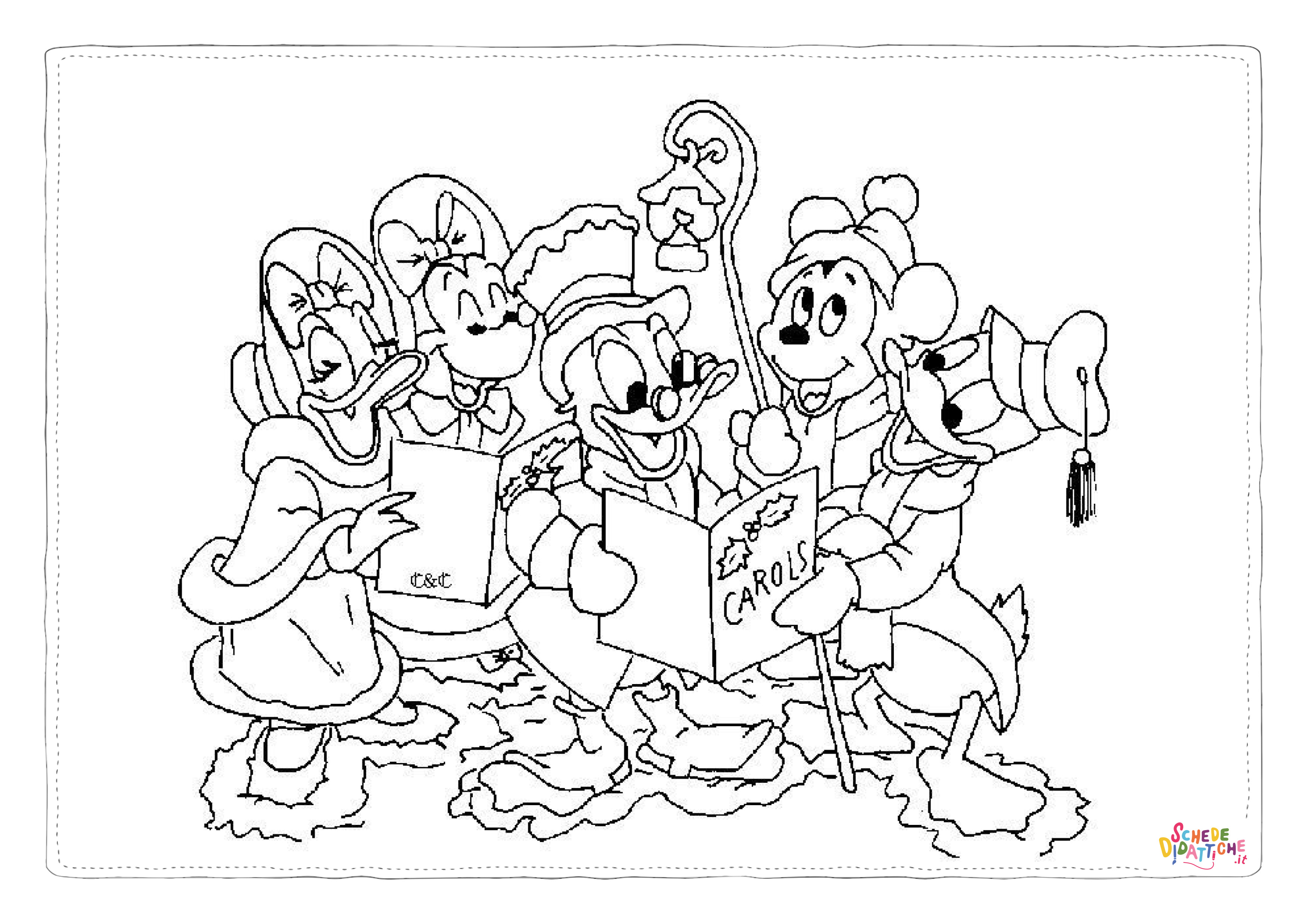 Disegno "Disegno di Paperino da stampare e colorare 88" Disegno di Paperino da stampare e colorare 88