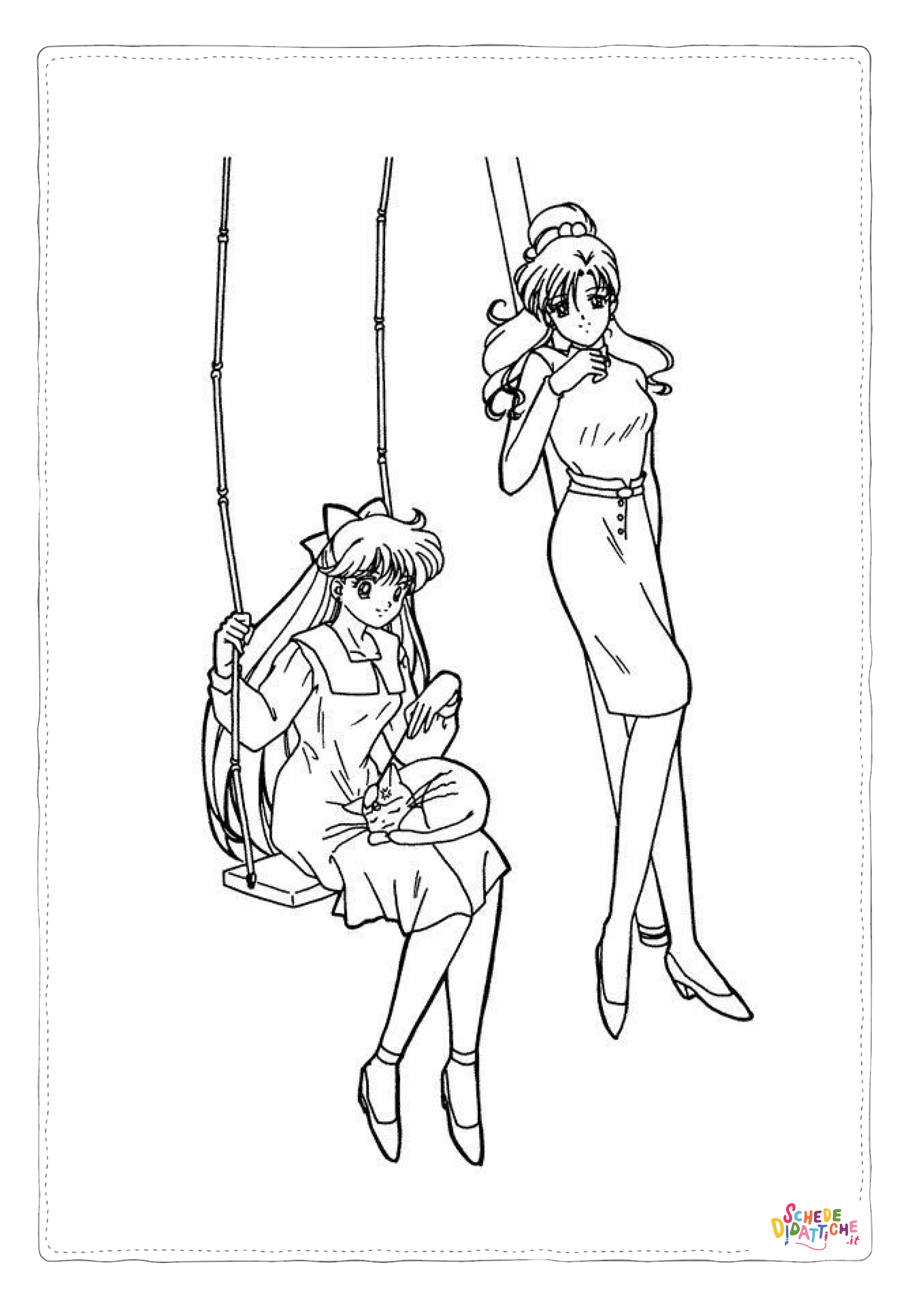 Disegno di Sailor Moon da stampare e colorare 58
