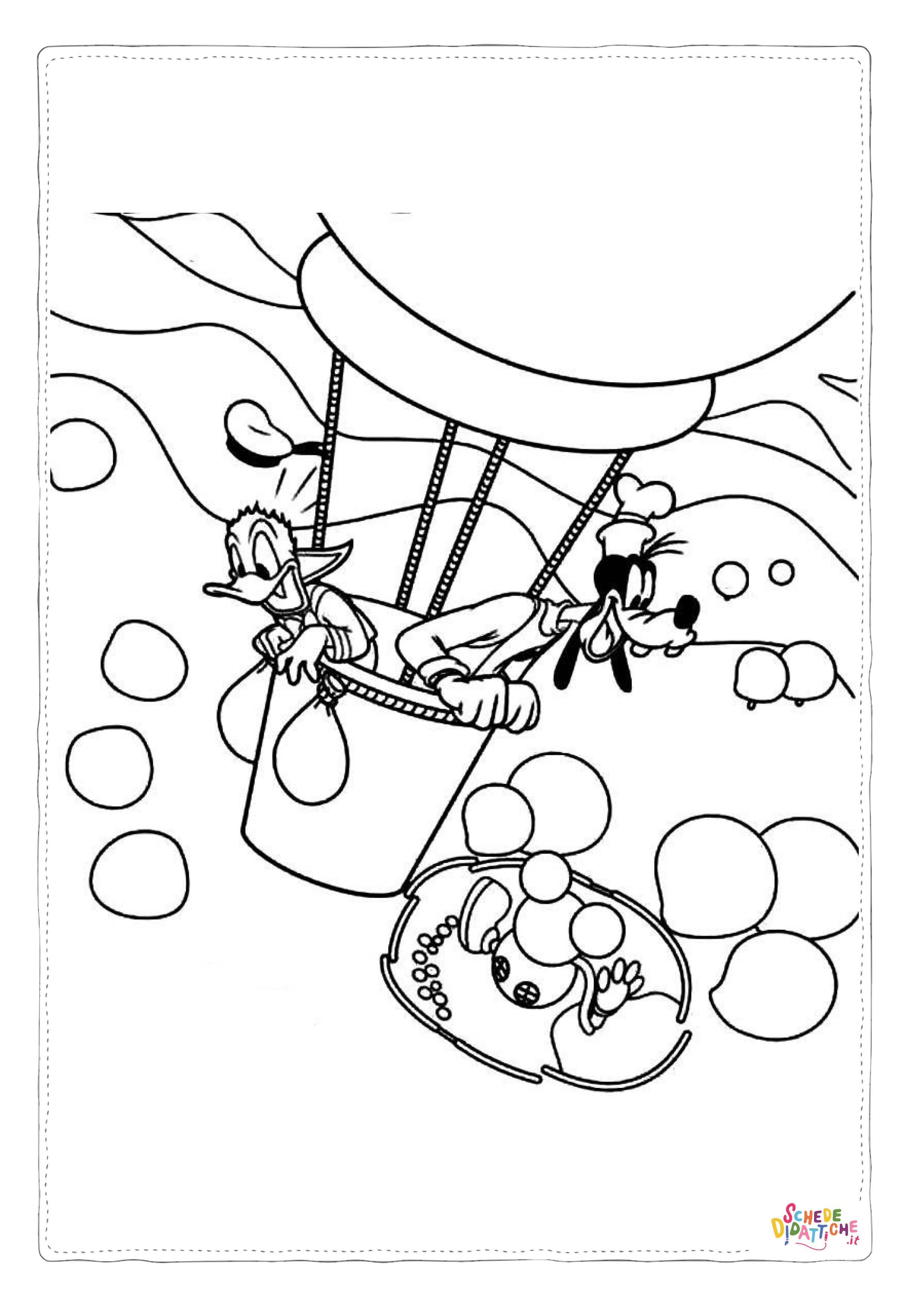 Disegno "Disegno di Pippo da stampare e colorare 1" Disegno di Pippo da stampare e colorare 1