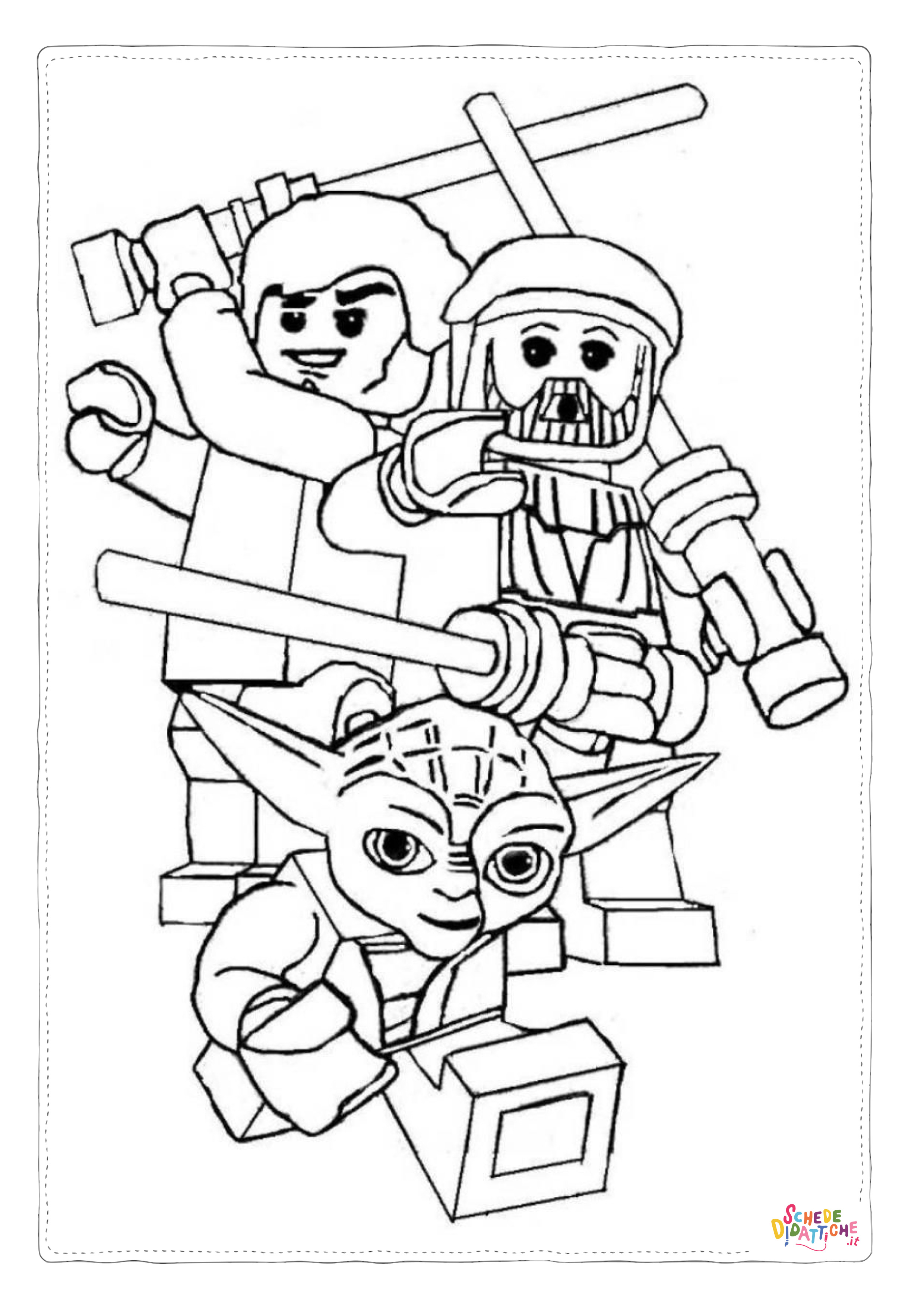 Disegno "Disegno di LEGO Star Wars da stampare e colorare 25" Disegno di LEGO Star Wars da stampare e colorare 25