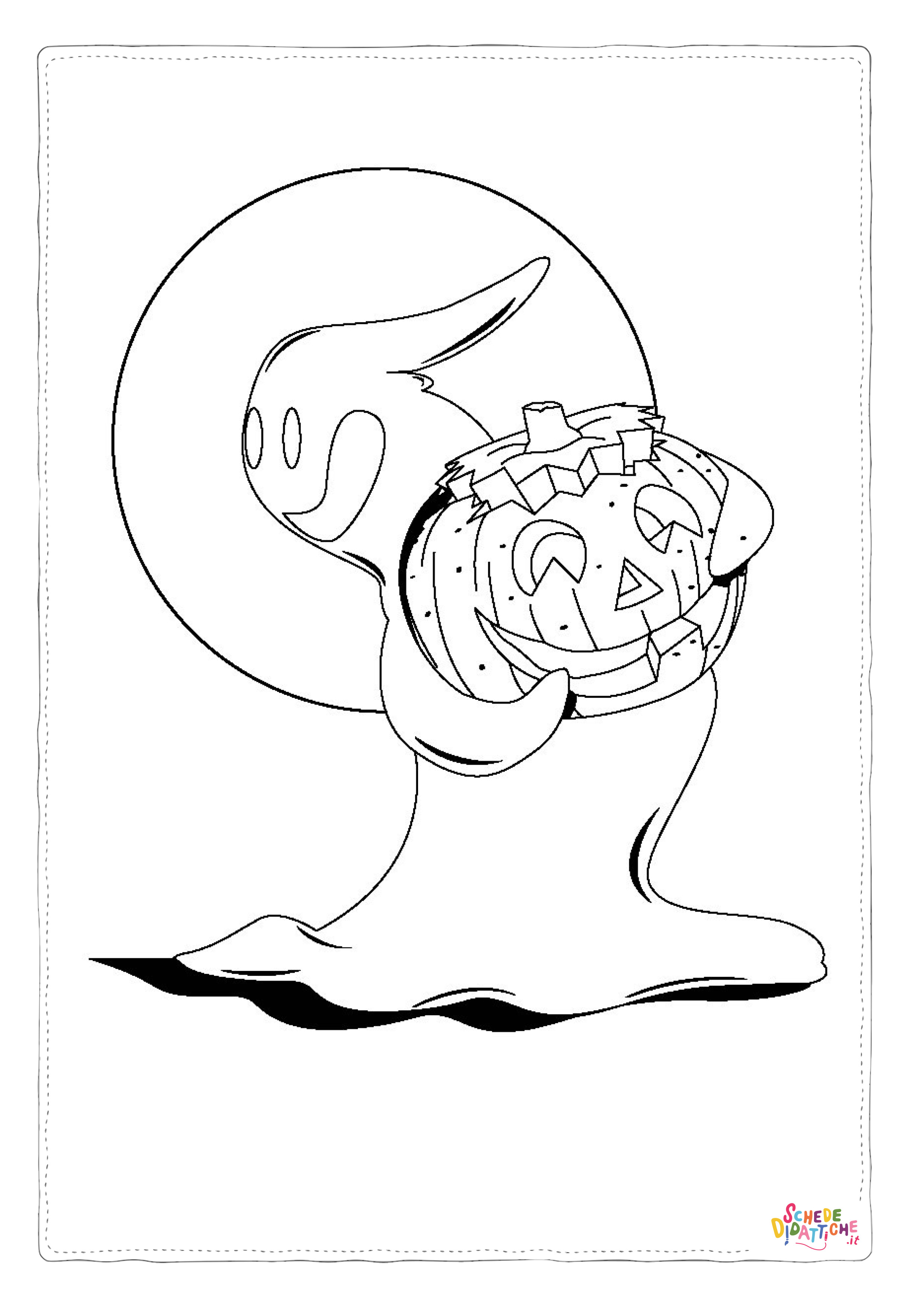 Disegno "Disegno di zucca di Halloween da stampare e colorare 112" Disegno di zucca di Halloween da stampare e colorare 112