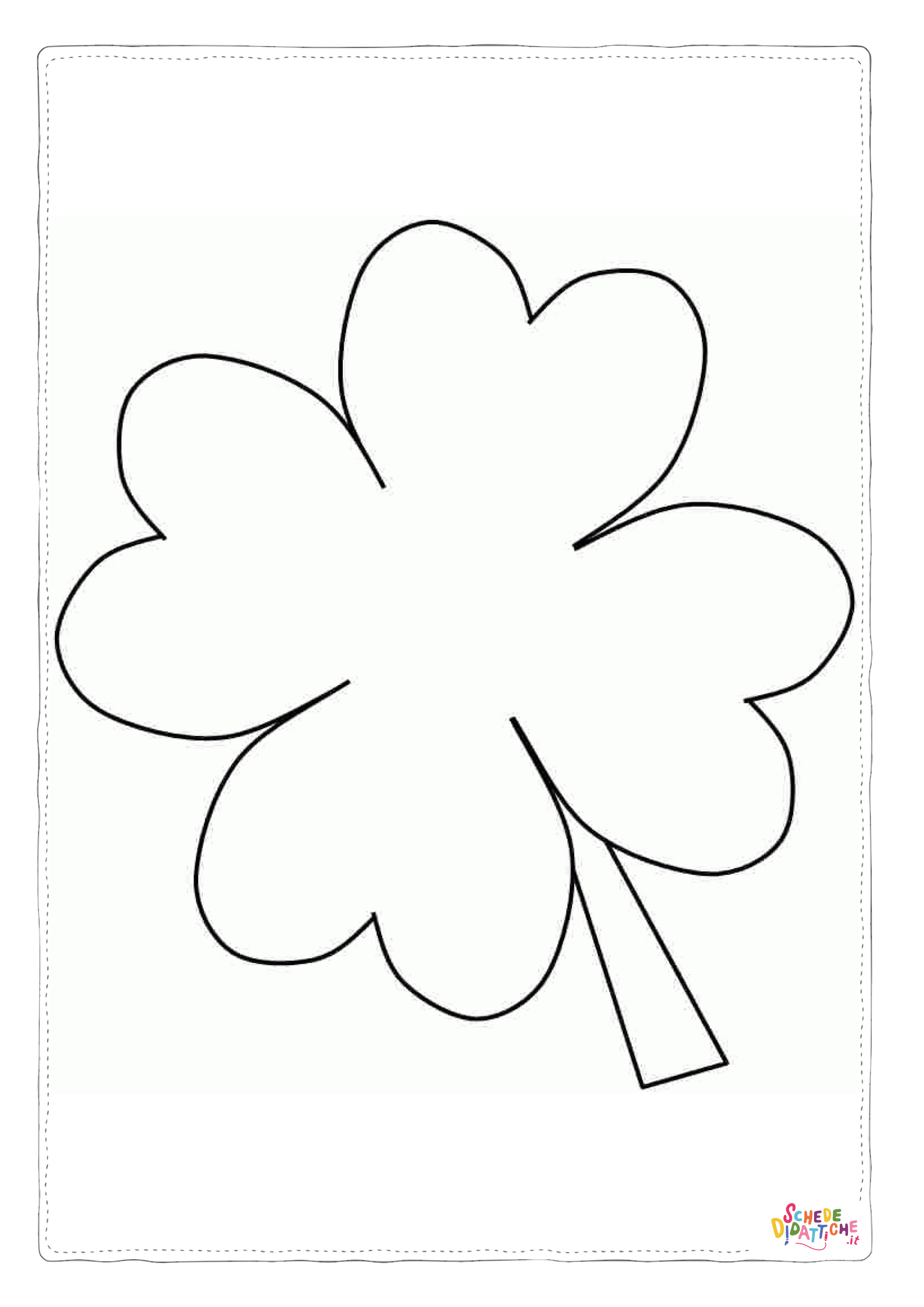 Disegno "Disegno di San Patrizio da stampare e colorare 10" Disegno di San Patrizio da stampare e colorare 10