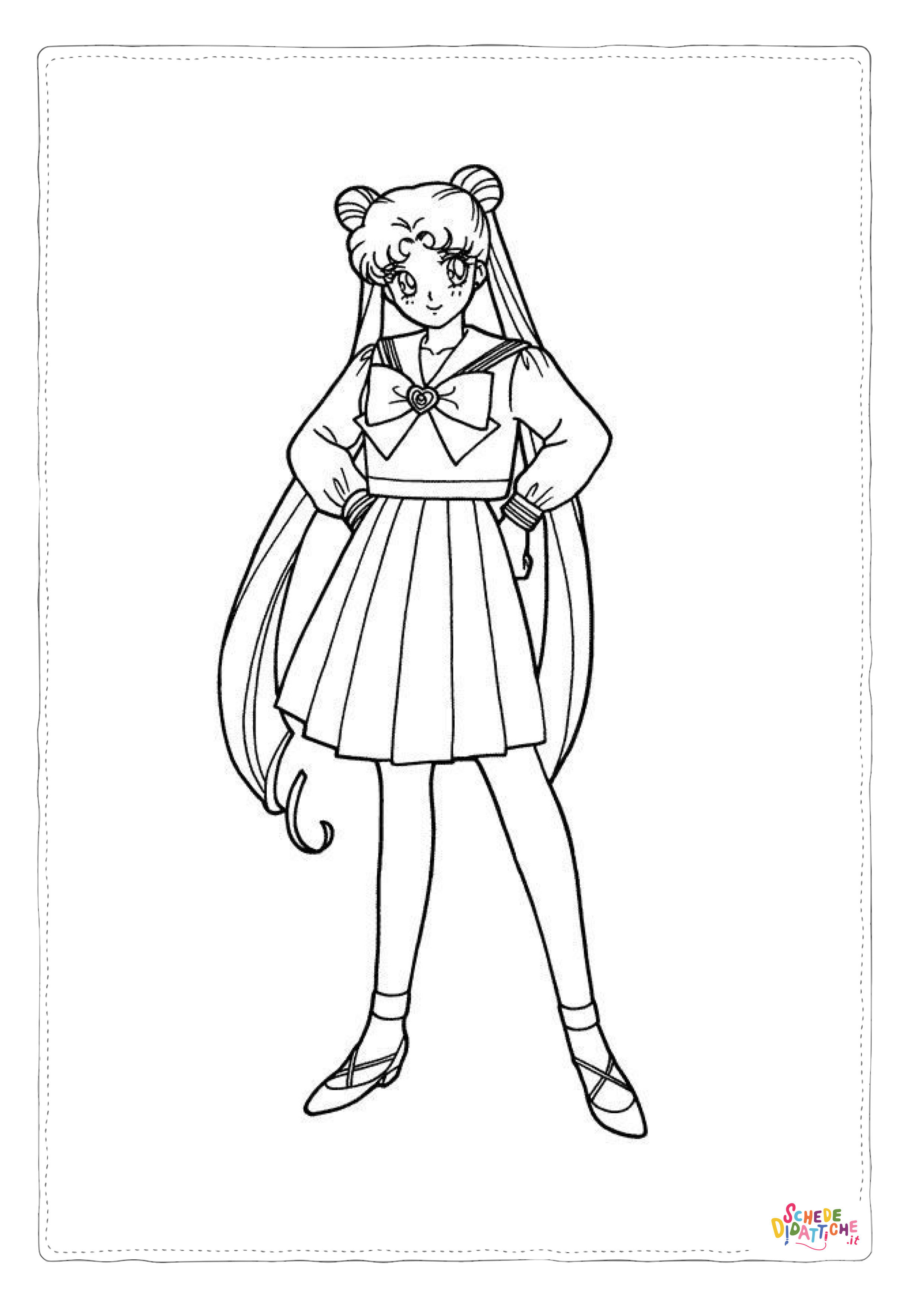 Disegno di Sailor Moon da stampare e colorare 52