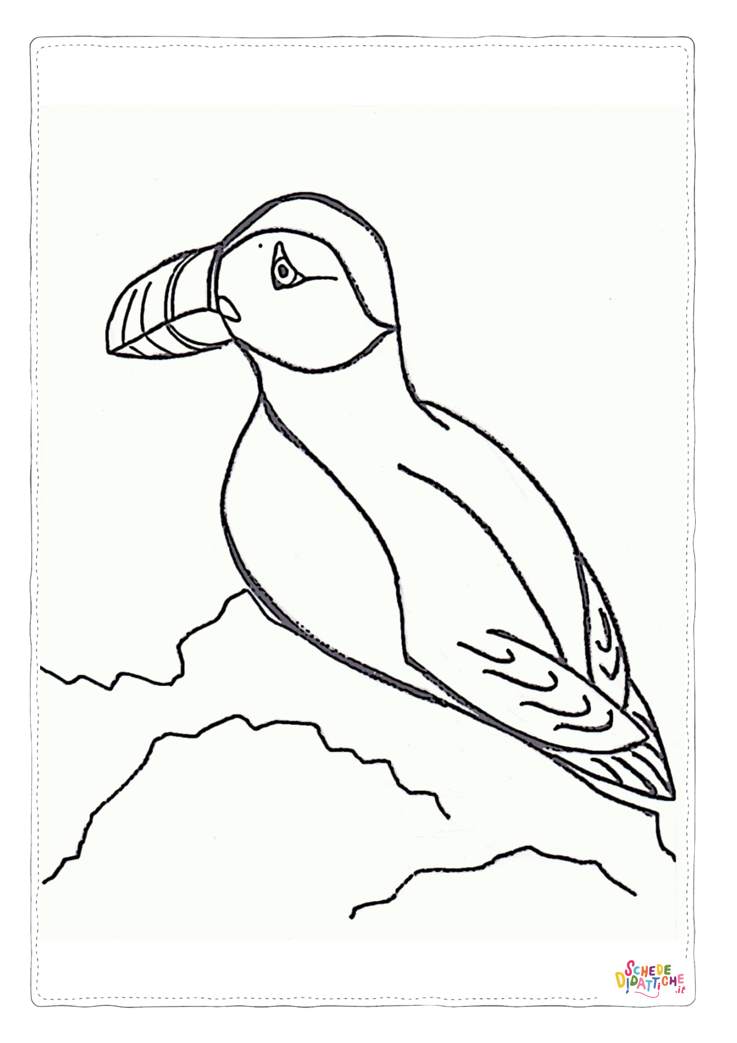 Disegno "Disegno di tucano da stampare e colorare 34" Disegno di tucano da stampare e colorare 34