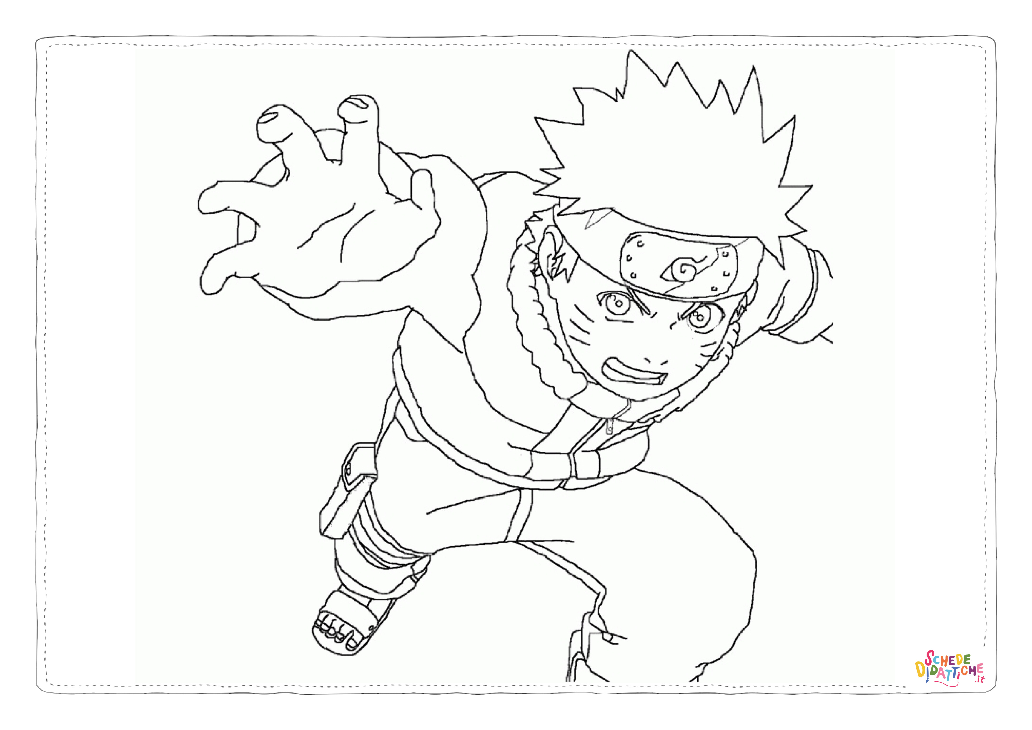 Disegno "Disegno di Naruto da stampare e colorare 20" Disegno di Naruto da stampare e colorare 20