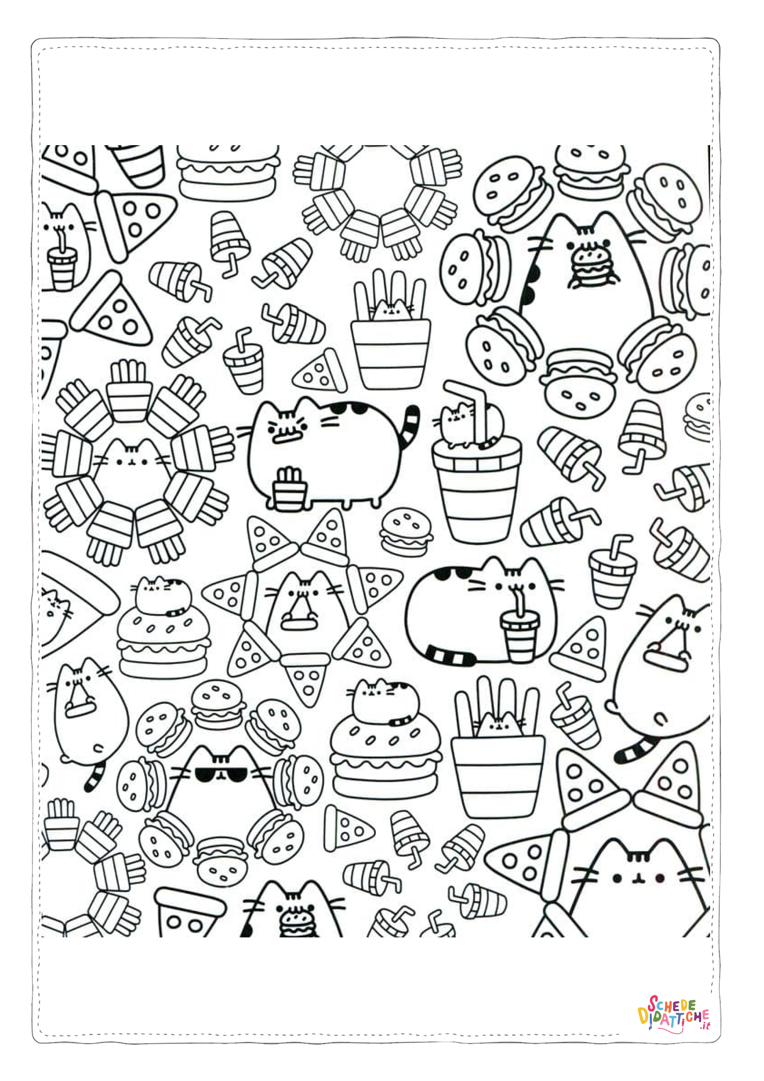 Disegno di mandala da stampare e colorare 1013