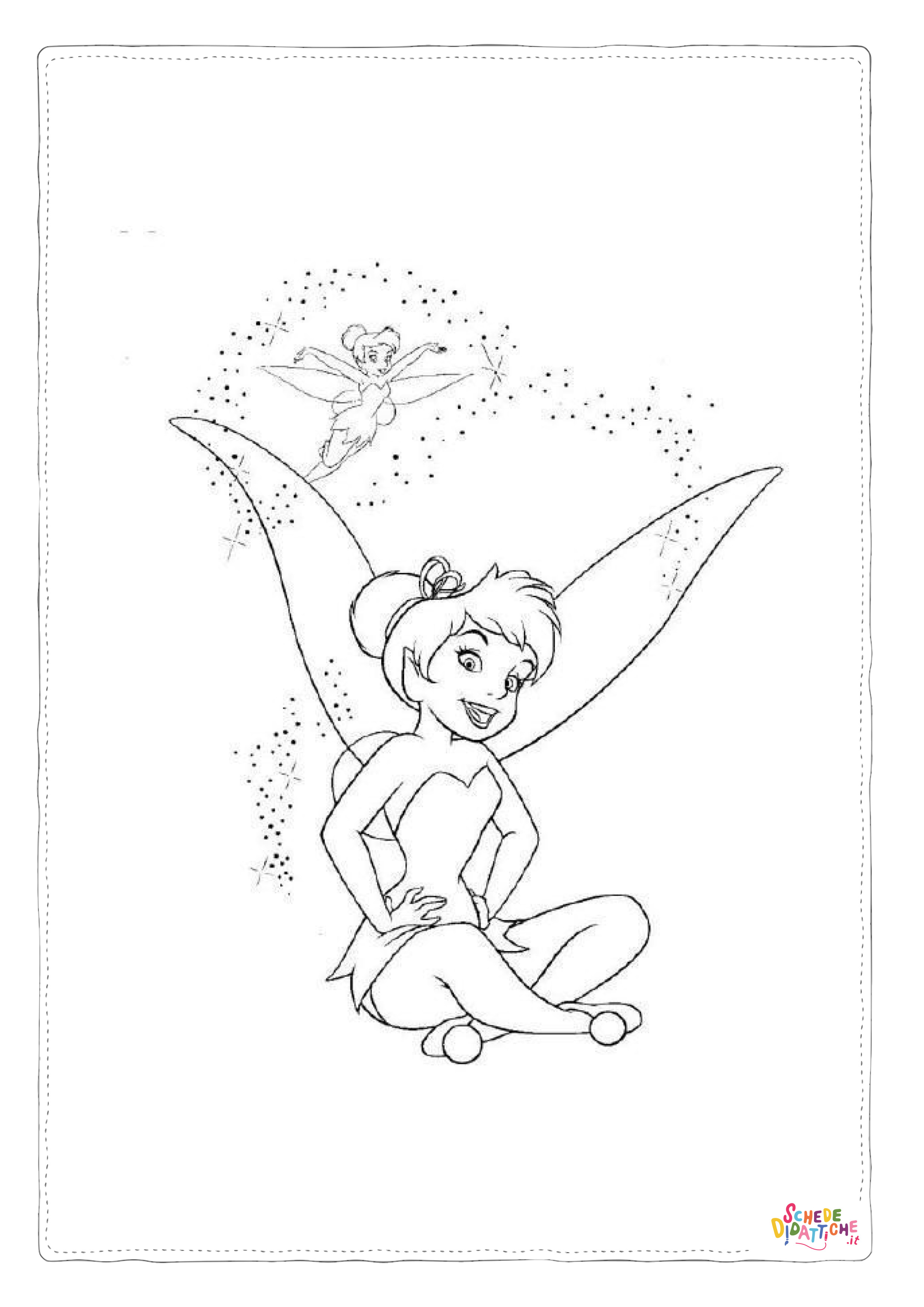 Disegno di Peter Pan da stampare e colorare 105