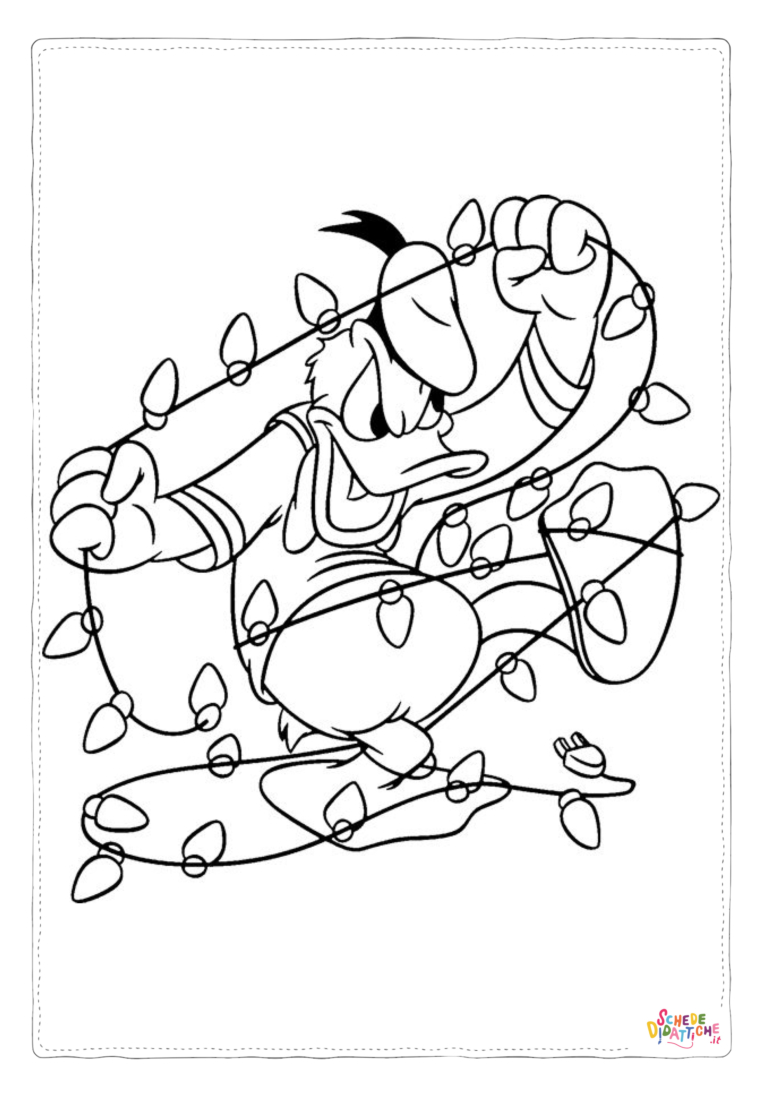 Disegno di Paperino da stampare e colorare 33