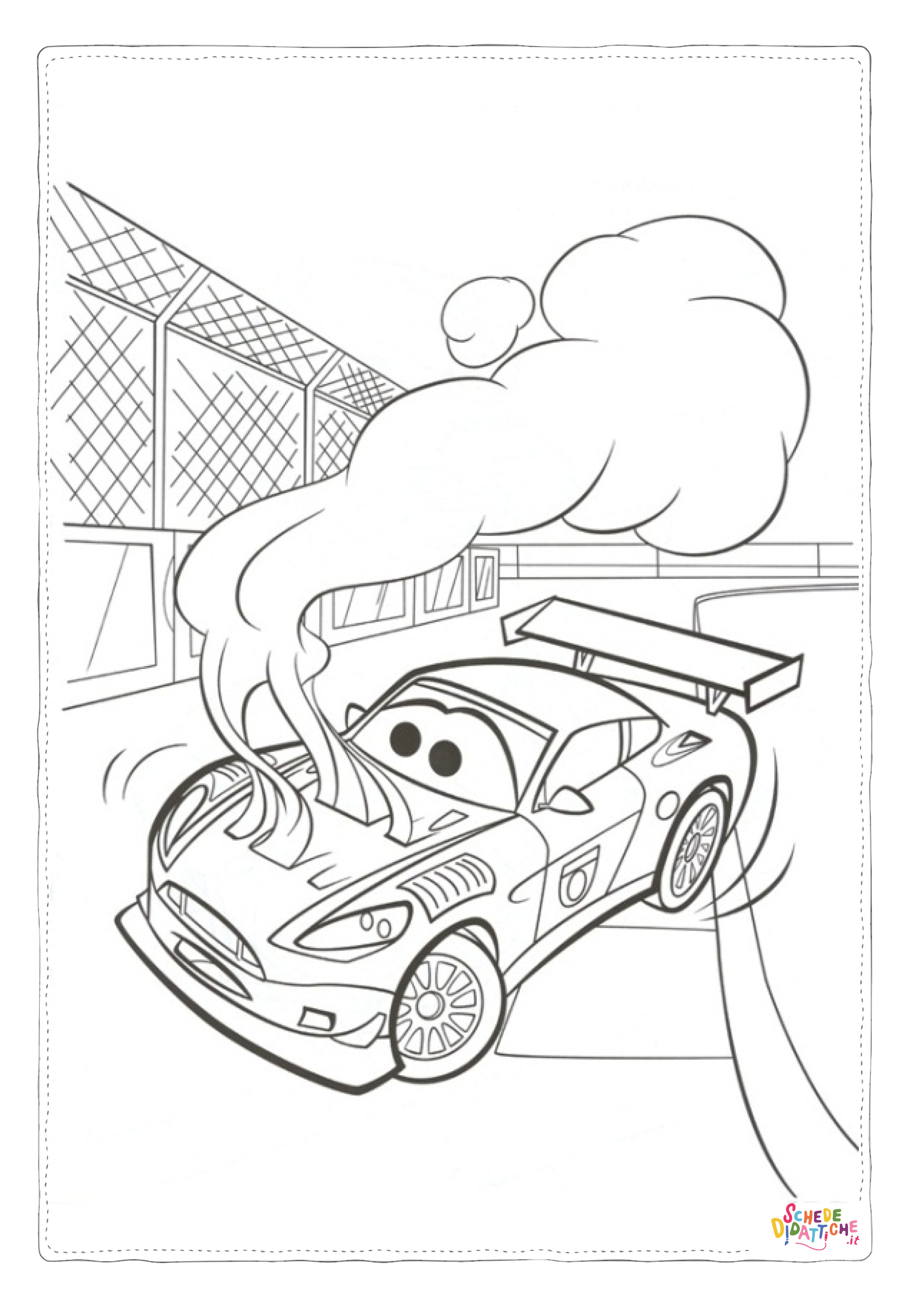 Disegno di Cars da stampare e colorare 150