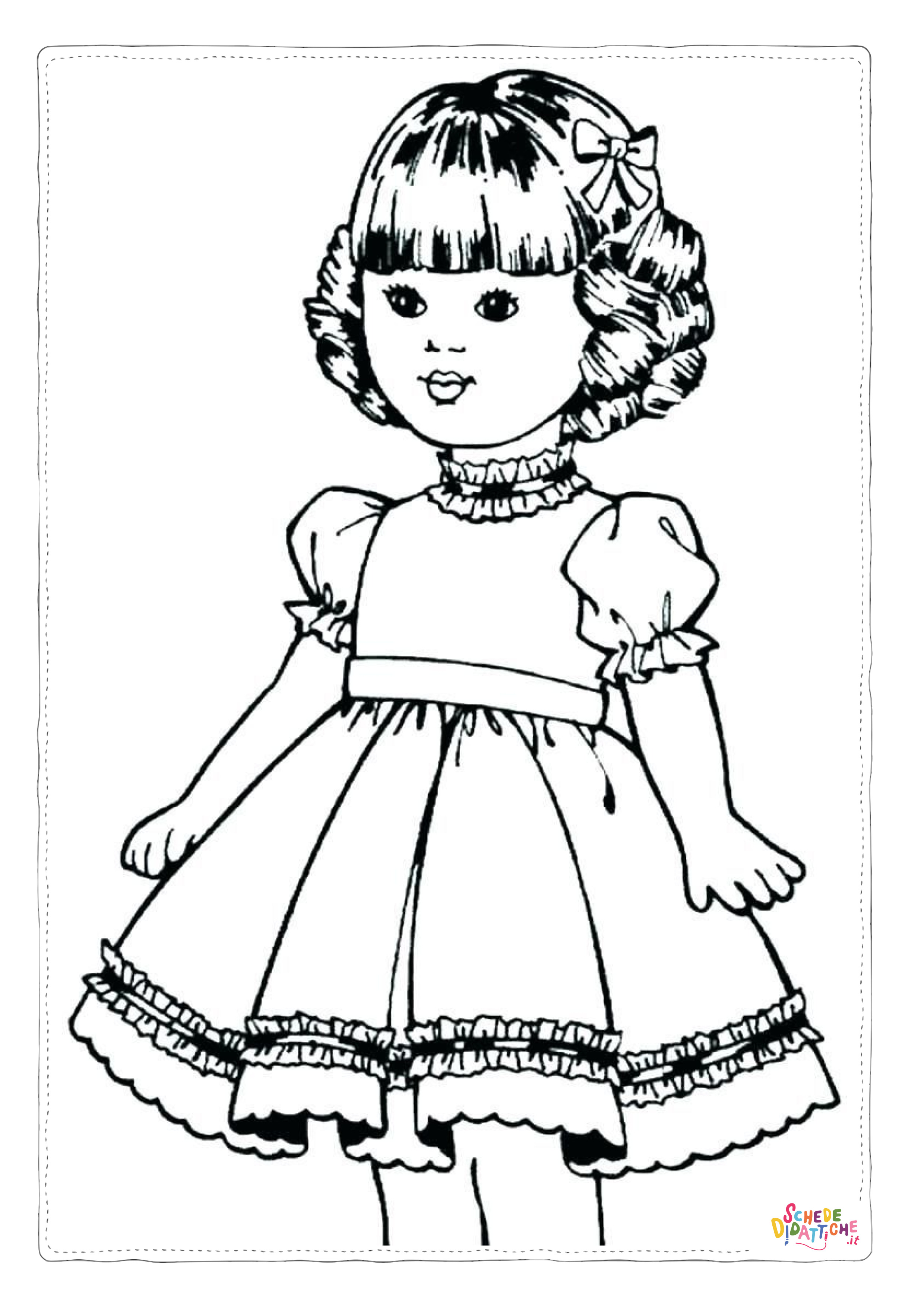 Disegno di bambino da stampare e colorare 194