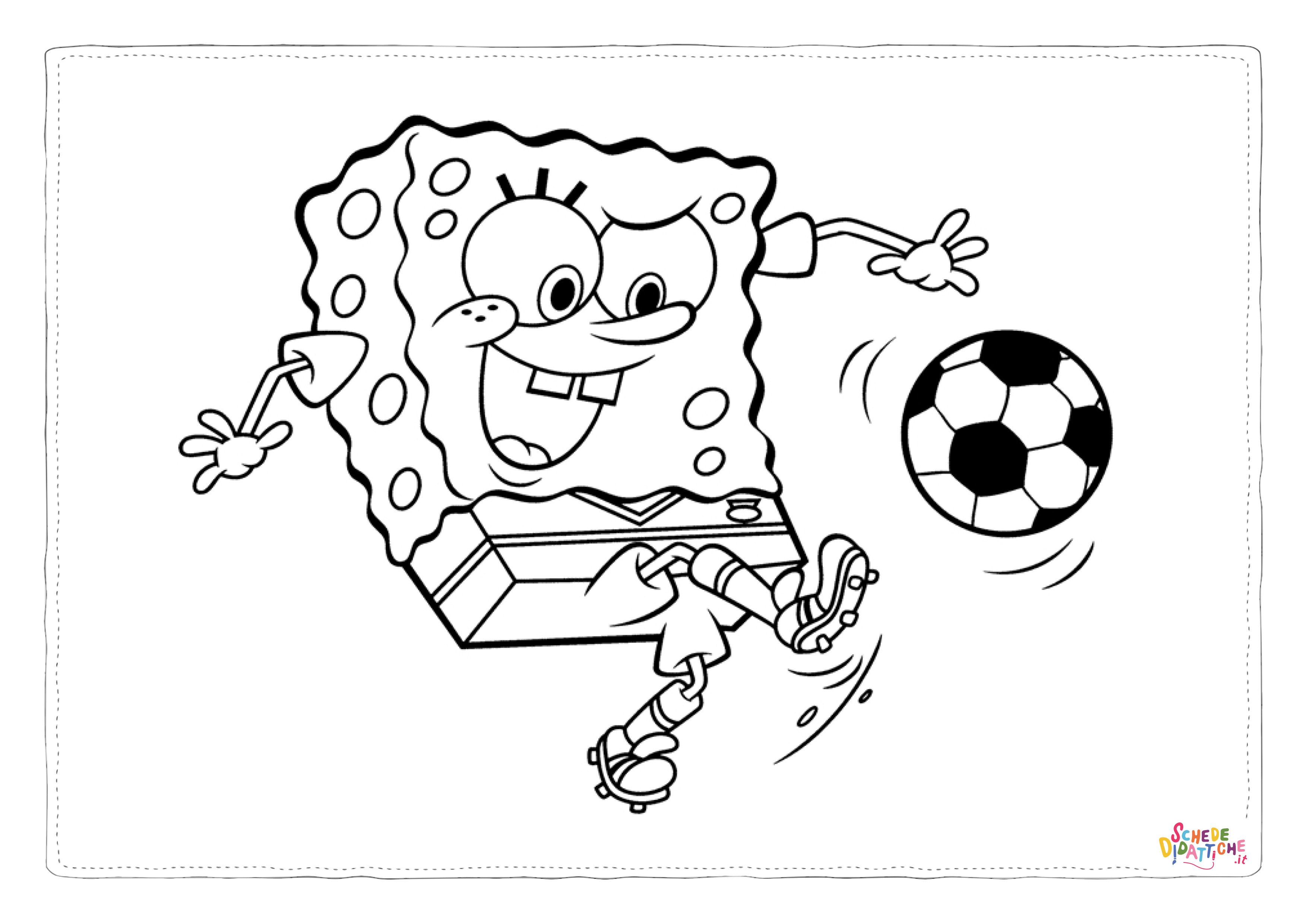 Disegno di Spongebob da stampare e colorare 51