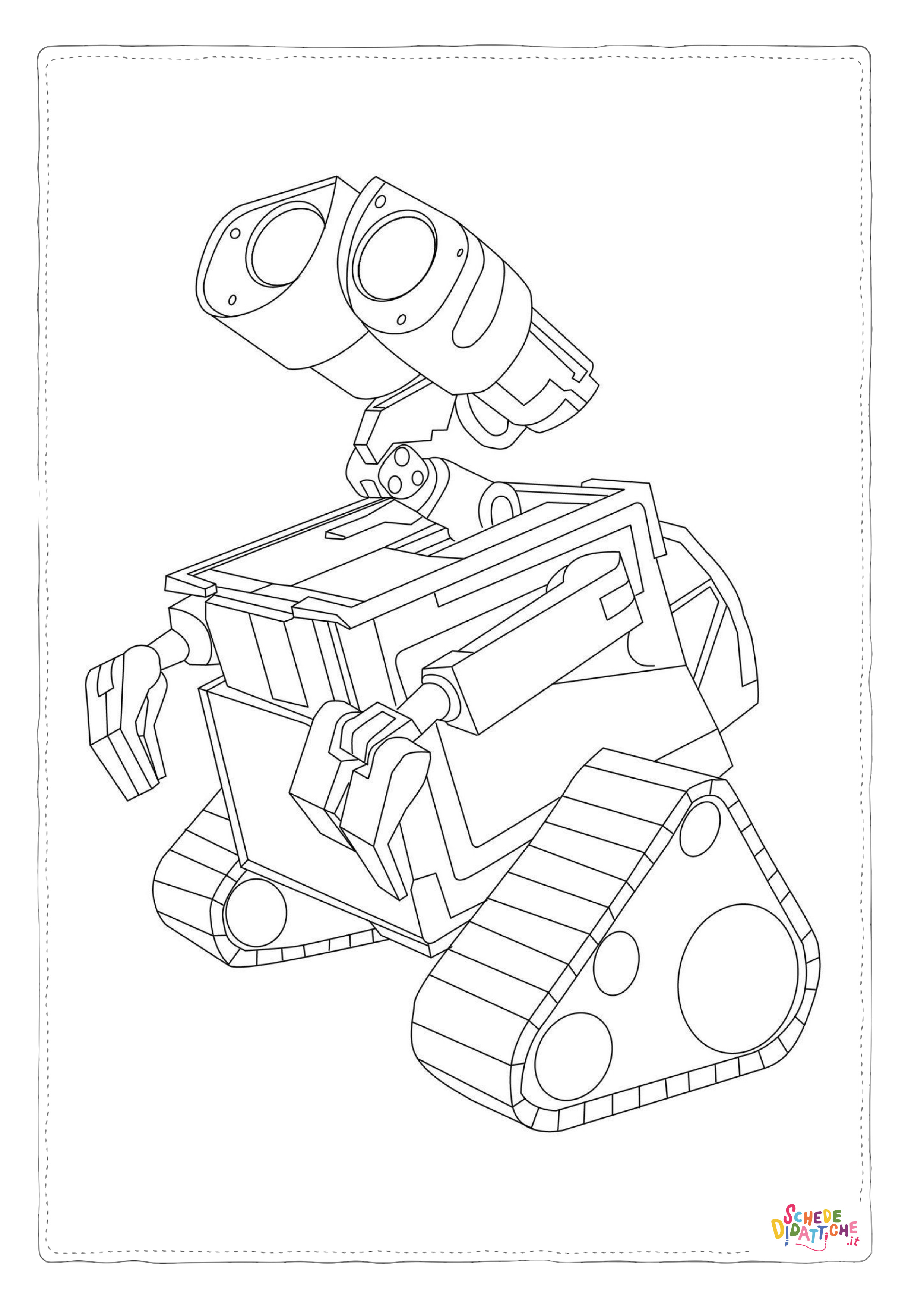 Disegno di Wall-E da stampare e colorare 68