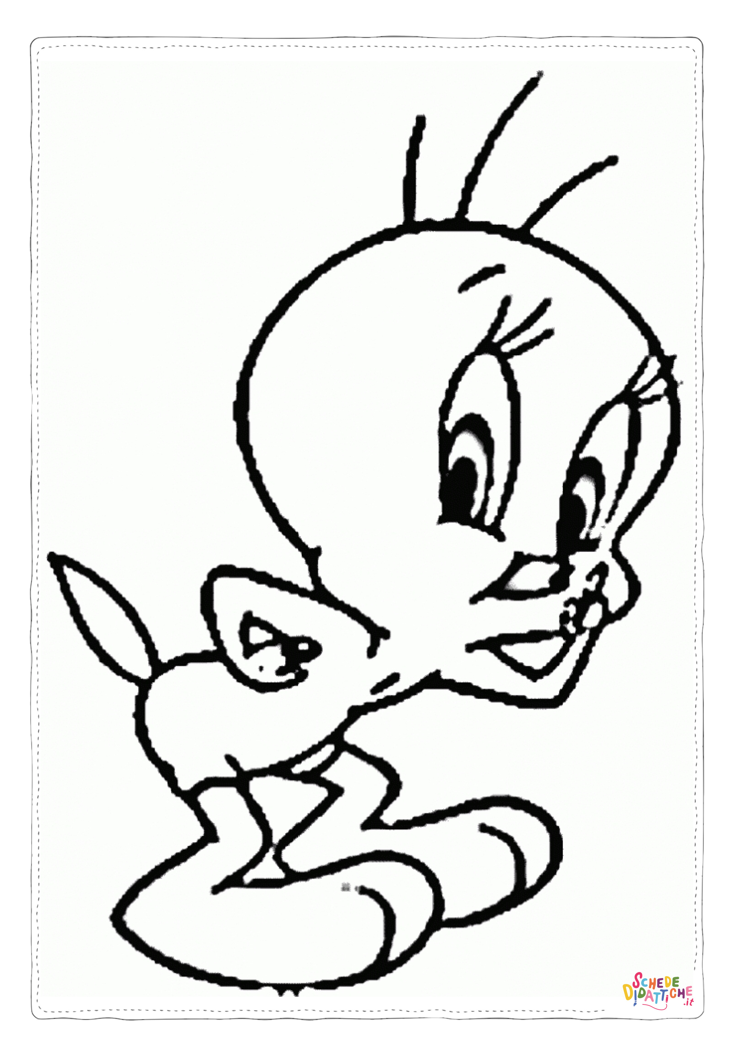 Disegno "Disegno di Titty da stampare e colorare 35" Disegno di Titty da stampare e colorare 35