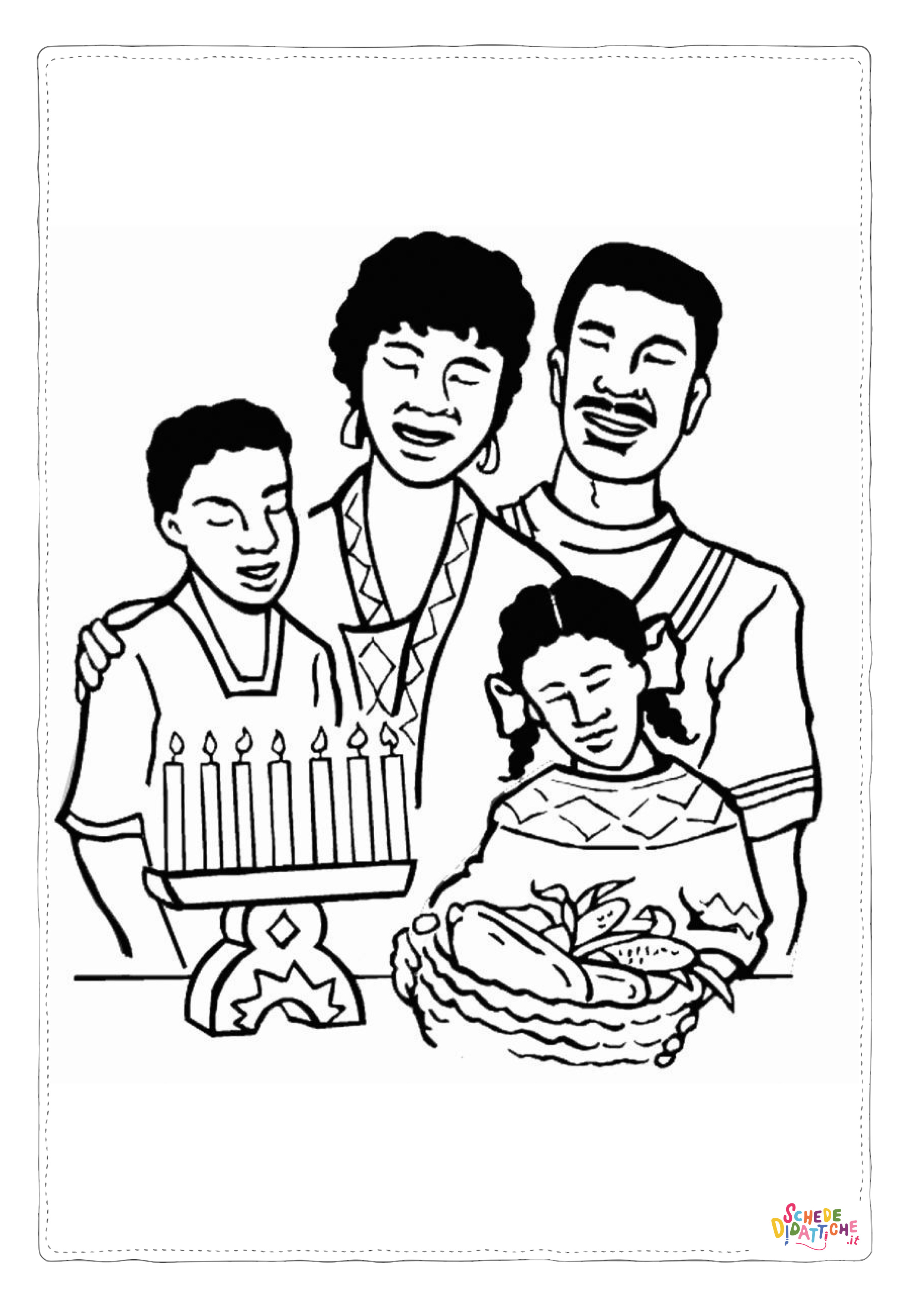 Disegno "Disegno di membro della famiglia da stampare e colorare 22" Disegno di membro della famiglia da stampare e colorare 22
