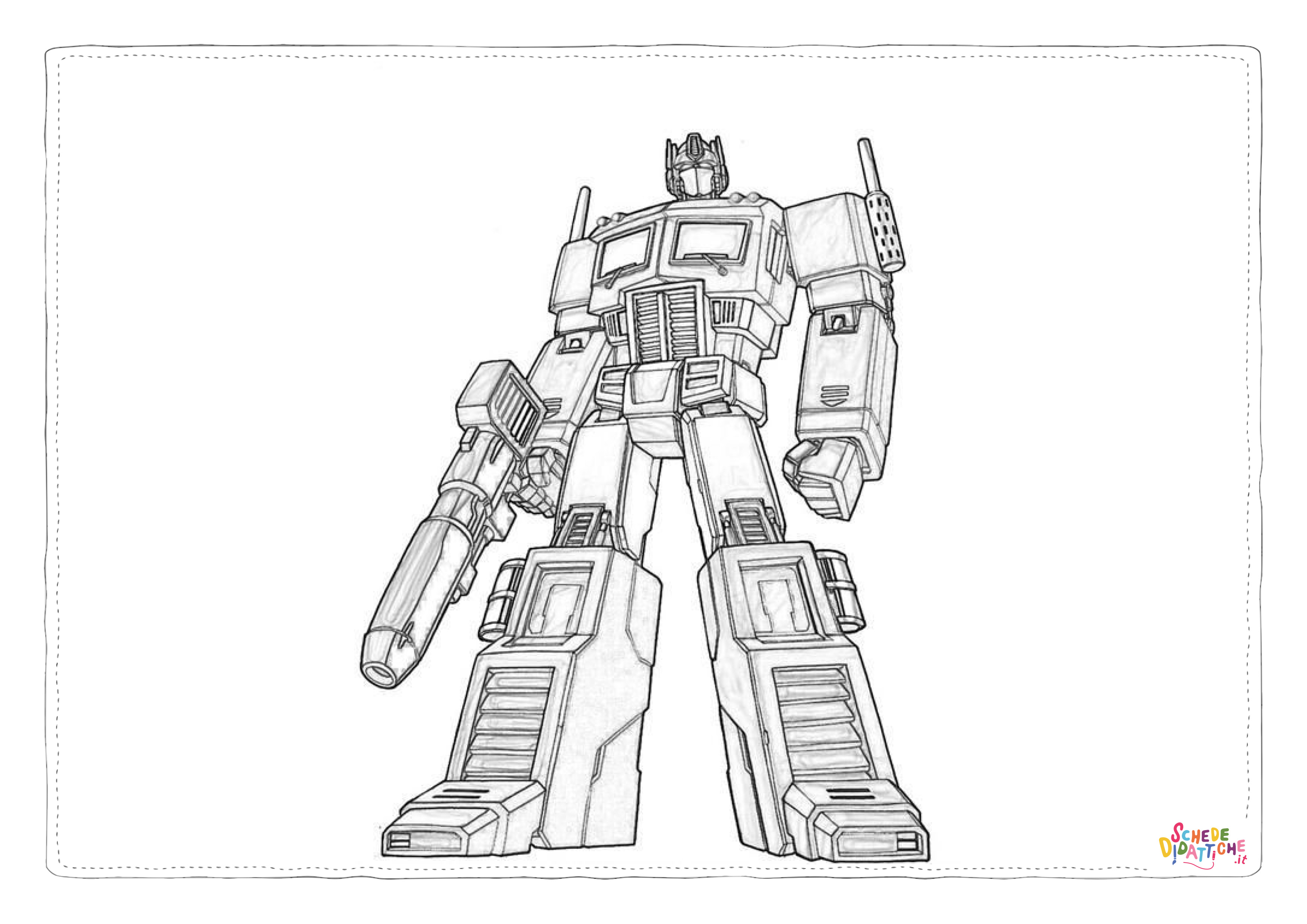 Disegno "Disegno di Transformers da stampare e colorare 80" Disegno di Transformers da stampare e colorare 80
