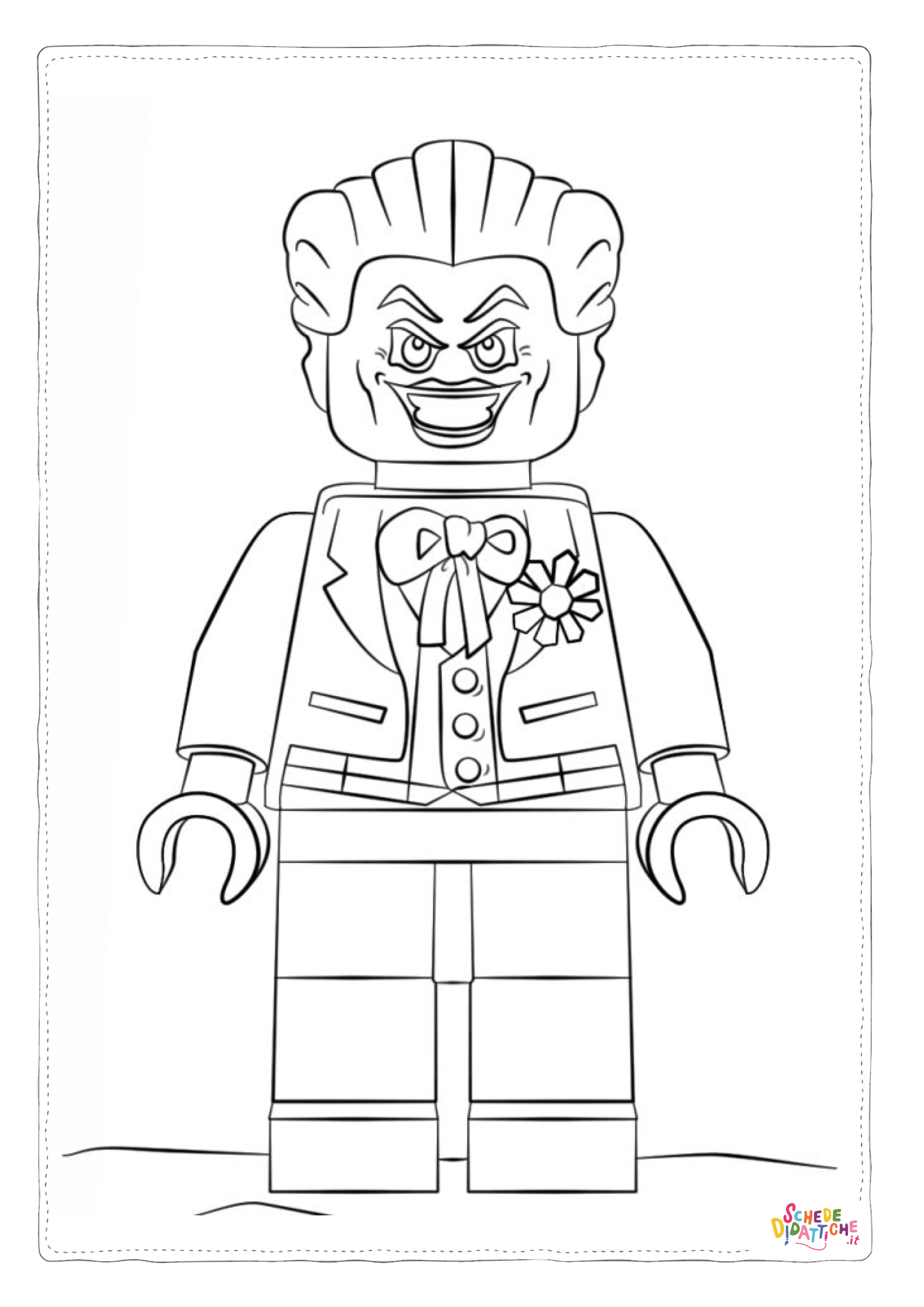 Disegno "Disegno di LEGO Batman da stampare e colorare 3" Disegno di LEGO Batman da stampare e colorare 3