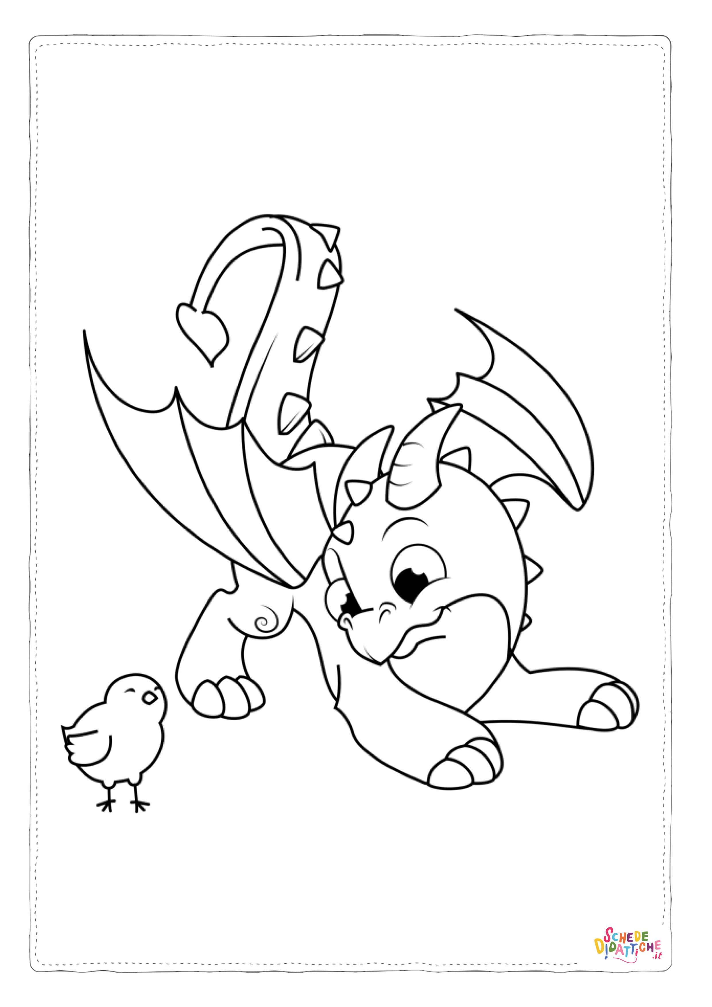 Disegno "Disegno di Dragon Trainer da stampare e colorare 48" Disegno di Dragon Trainer da stampare e colorare 48