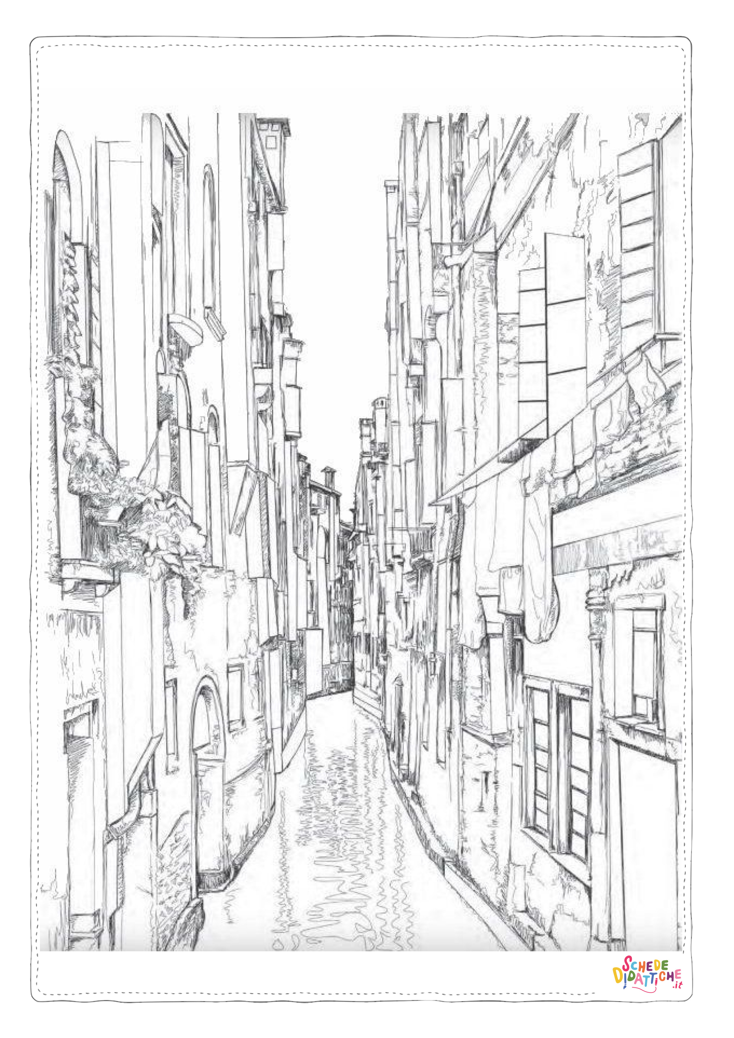 Disegno "Disegno di monumento famoso da stampare e colorare 65" Disegno di monumento famoso da stampare e colorare 65