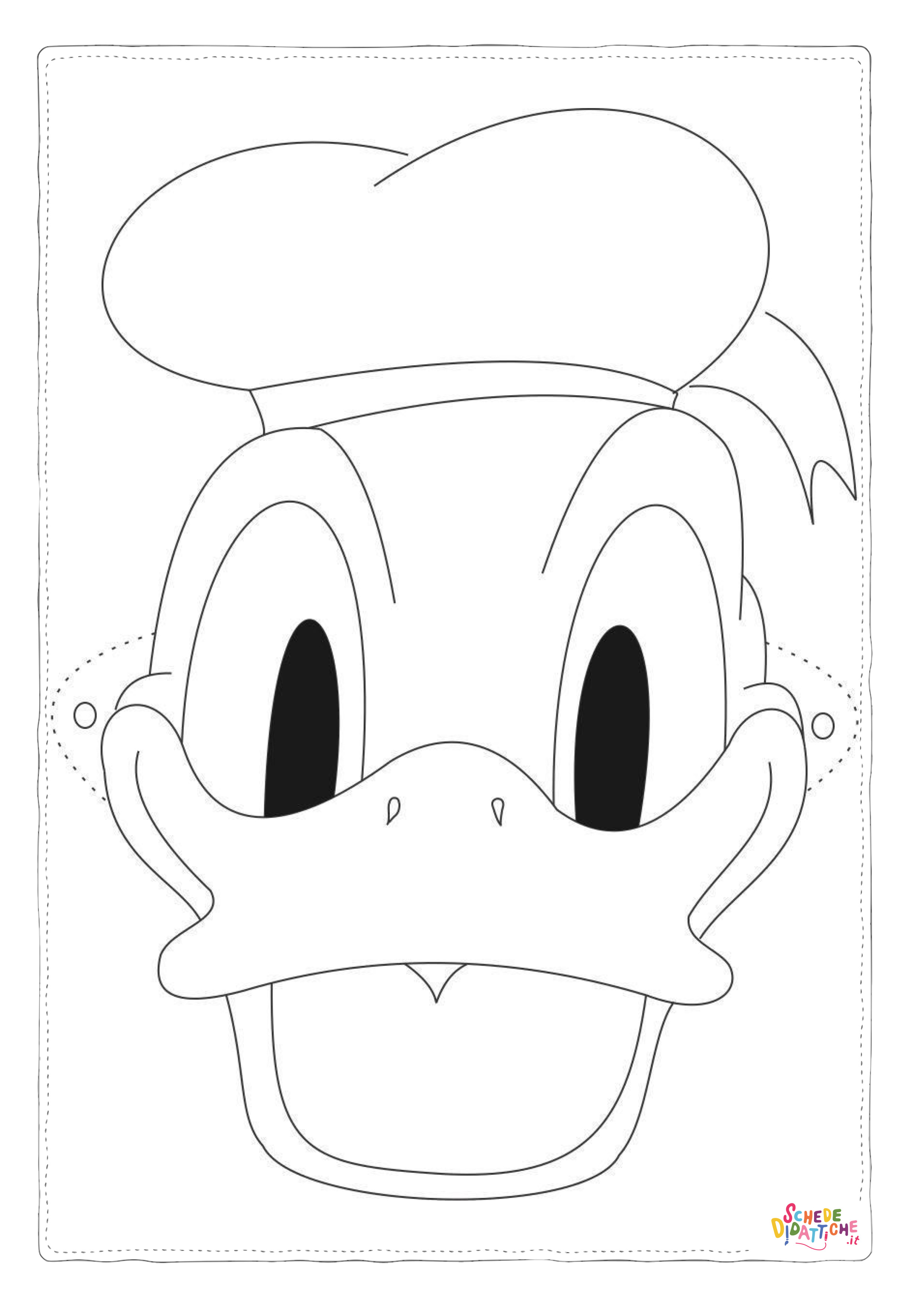 Disegno di Paperino da stampare e colorare 81