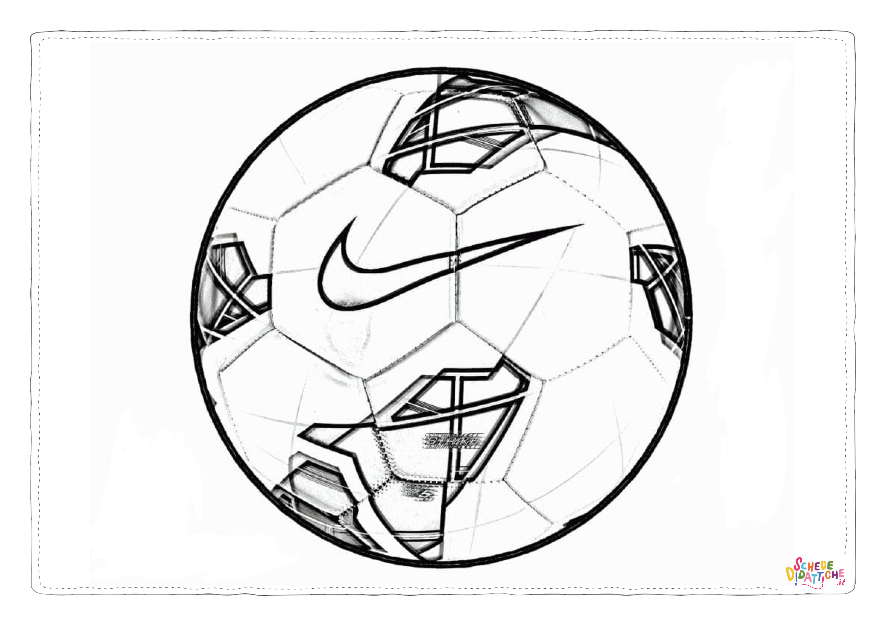 Disegno "Disegno di pallone da stampare e colorare 6" Disegno di pallone da stampare e colorare 6