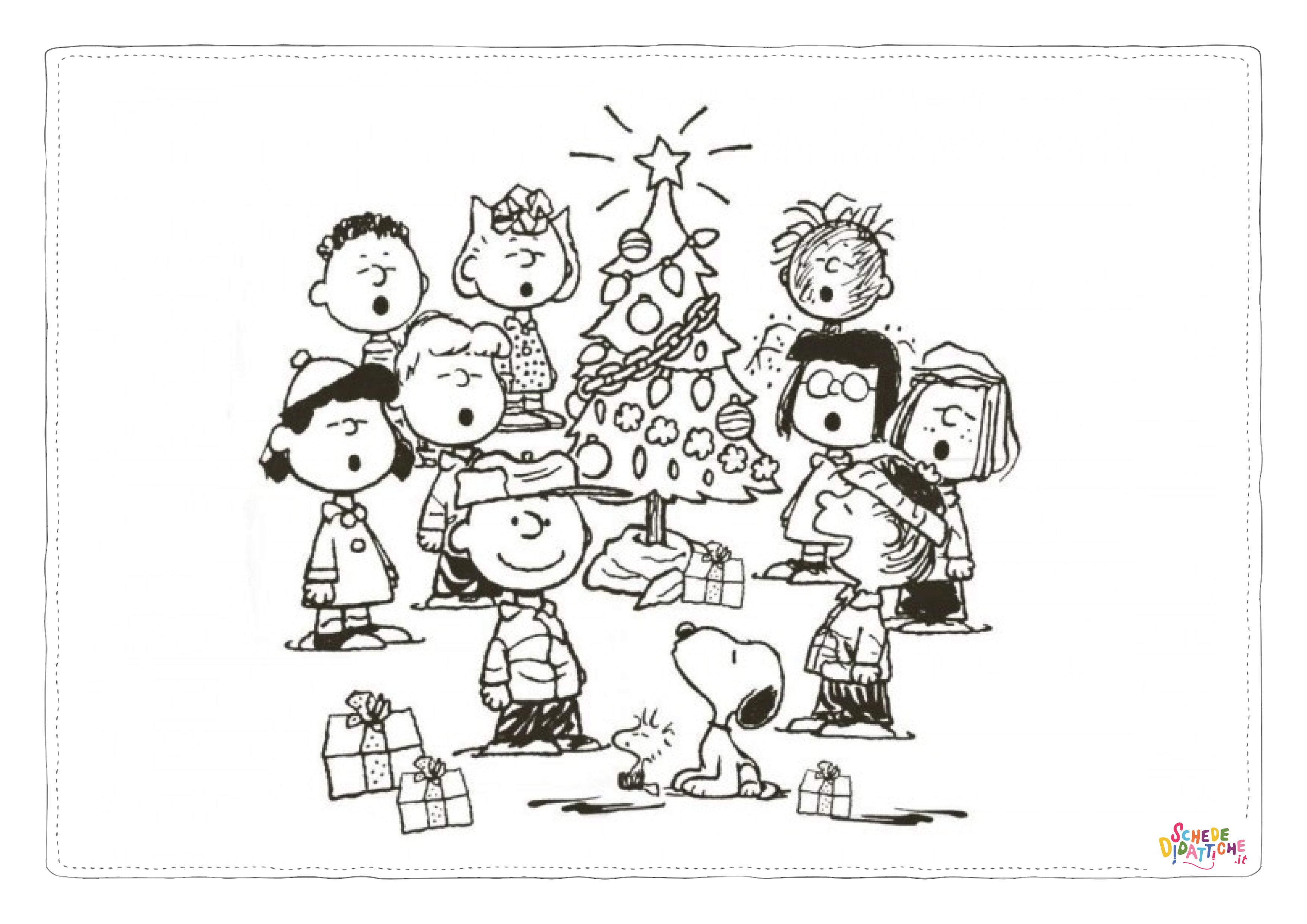 Disegno "Disegno di Snoopy da stampare e colorare 30" Disegno di Snoopy da stampare e colorare 30