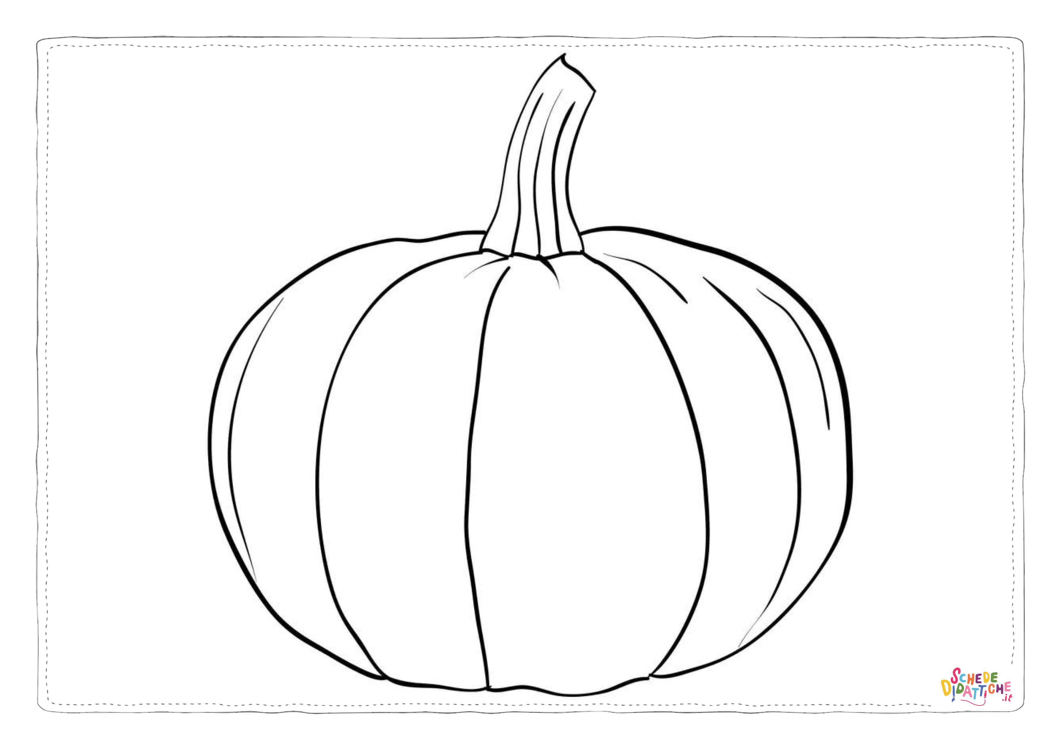 Disegno di zucca di Halloween da stampare e colorare 41