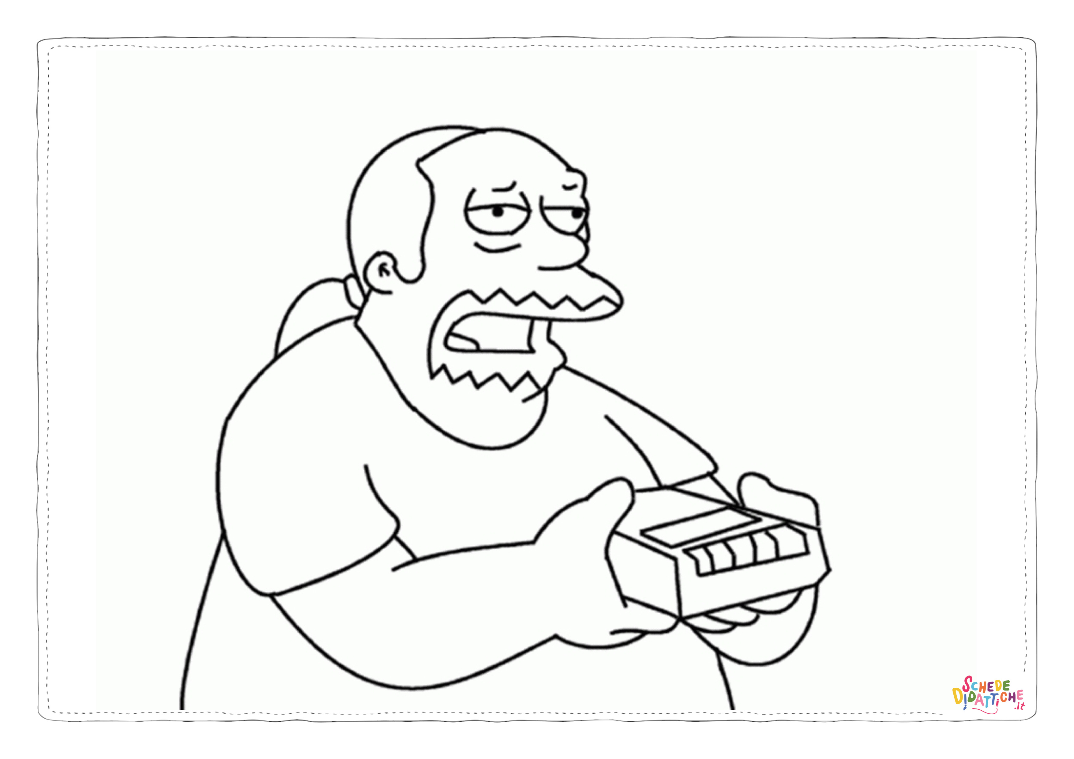 Disegno di I Simpson da stampare e colorare 40