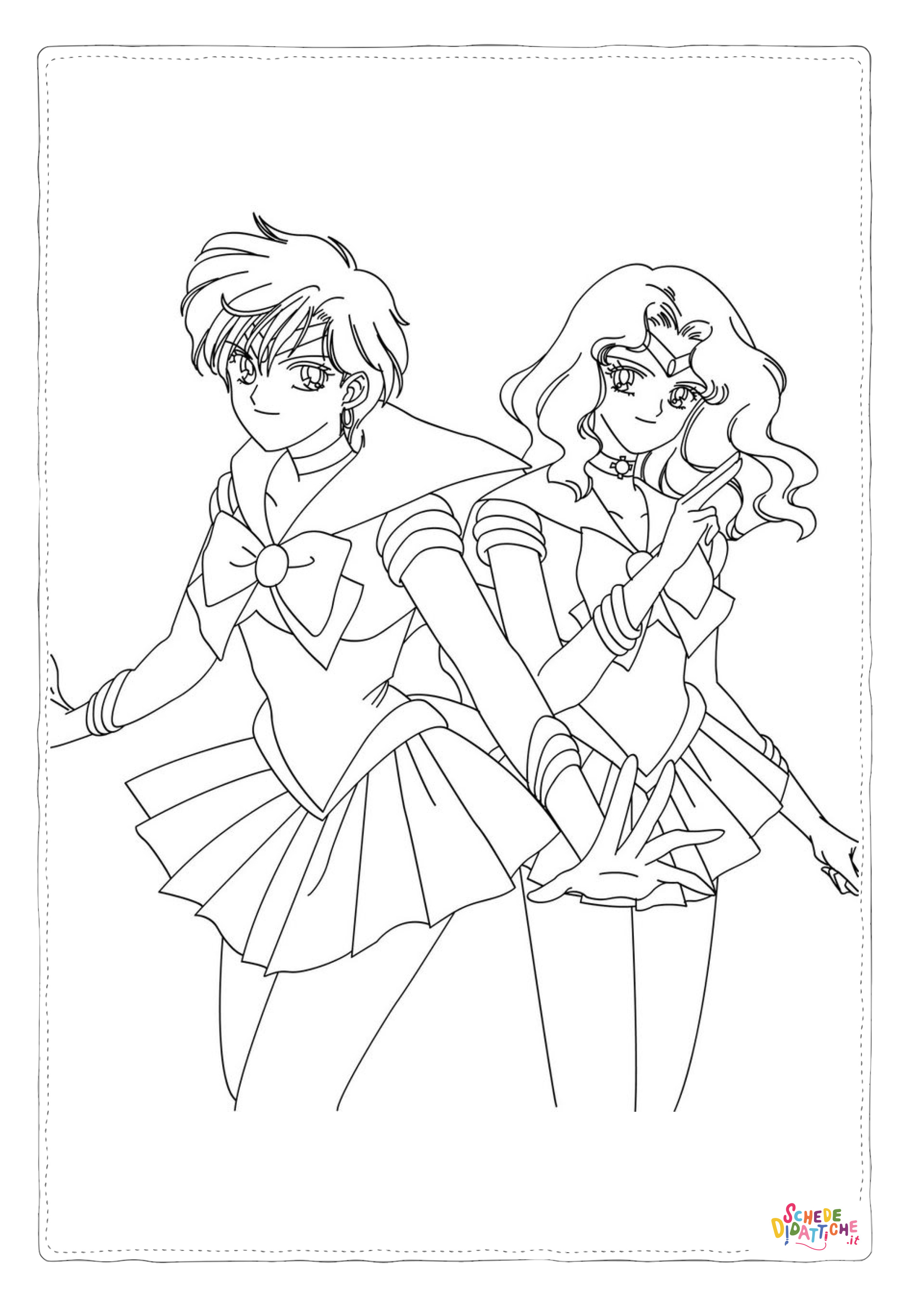 Disegno di Sailor Moon da stampare e colorare 21