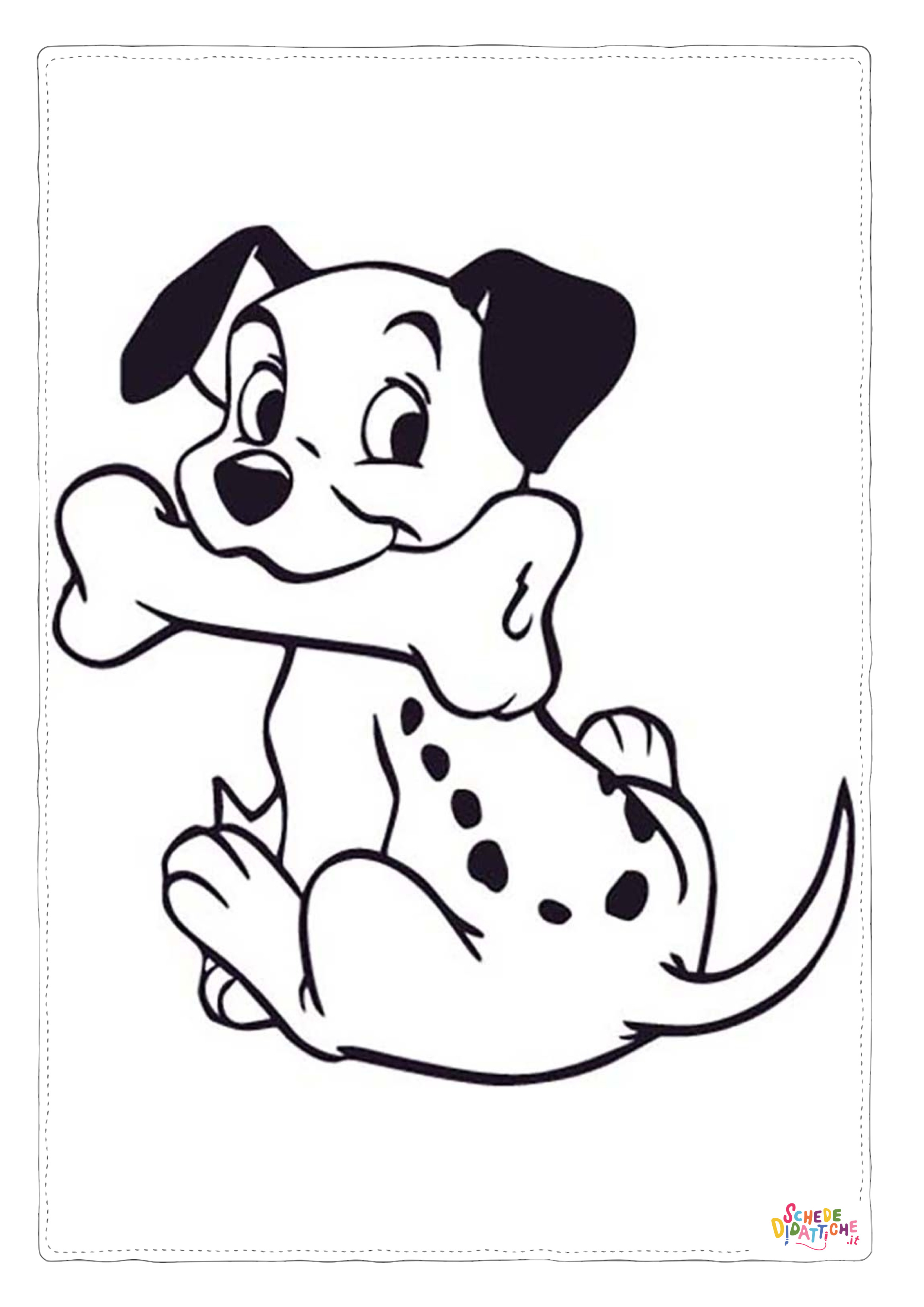 Disegno "Disegno di La carica dei 101 da stampare e colorare 5" Disegno di La carica dei 101 da stampare e colorare 5