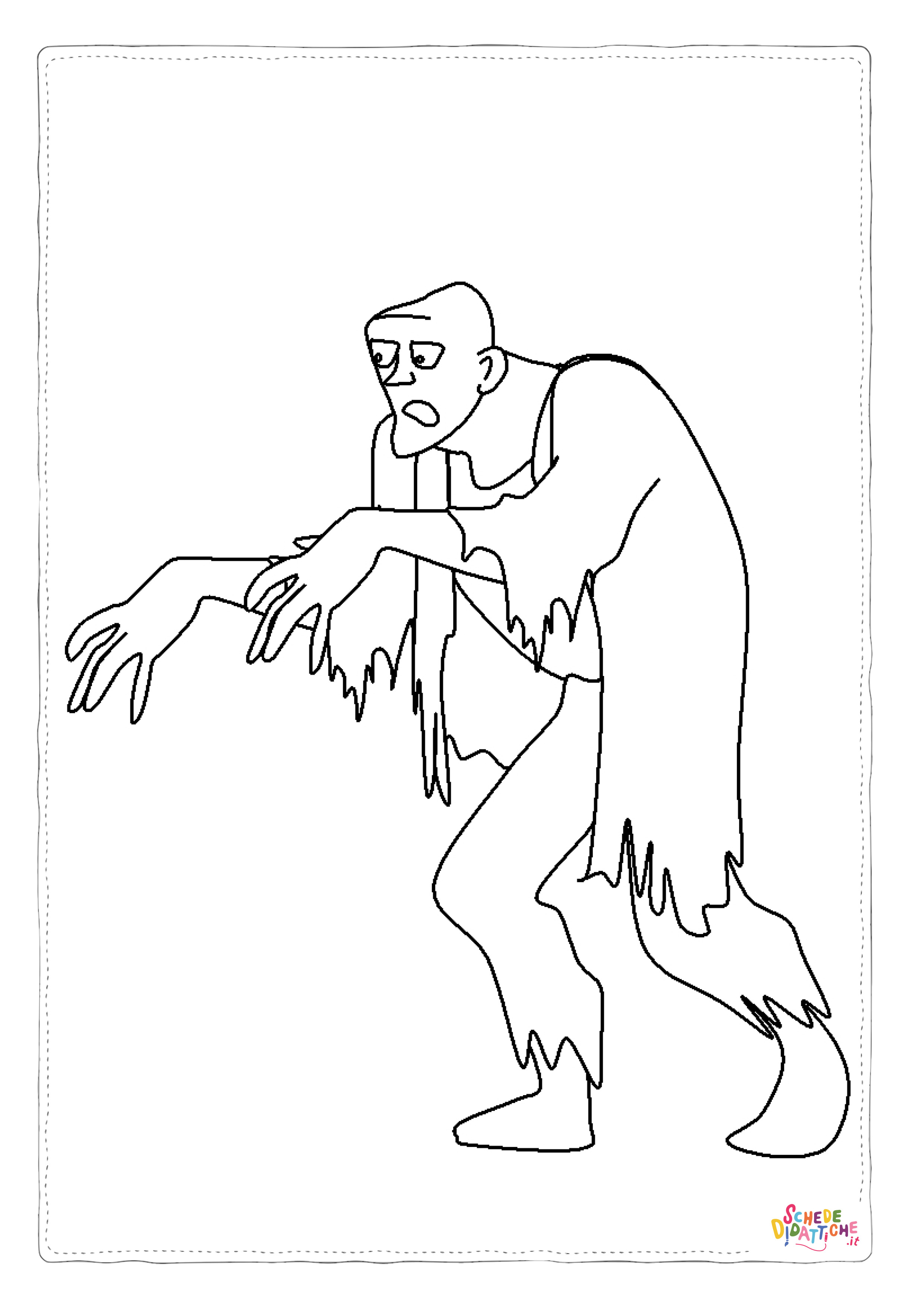 Disegno "Disegno di Frankenstein da stampare e colorare 10" Disegno di Frankenstein da stampare e colorare 10