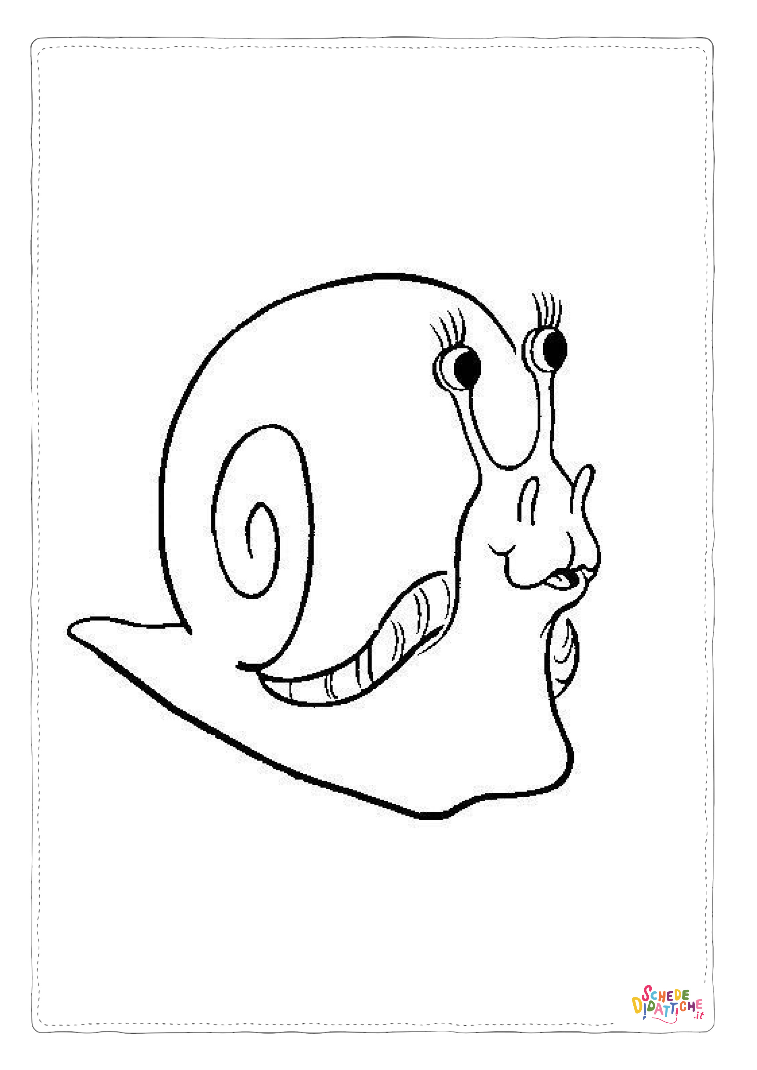 Disegno di lumaca da stampare e colorare 37