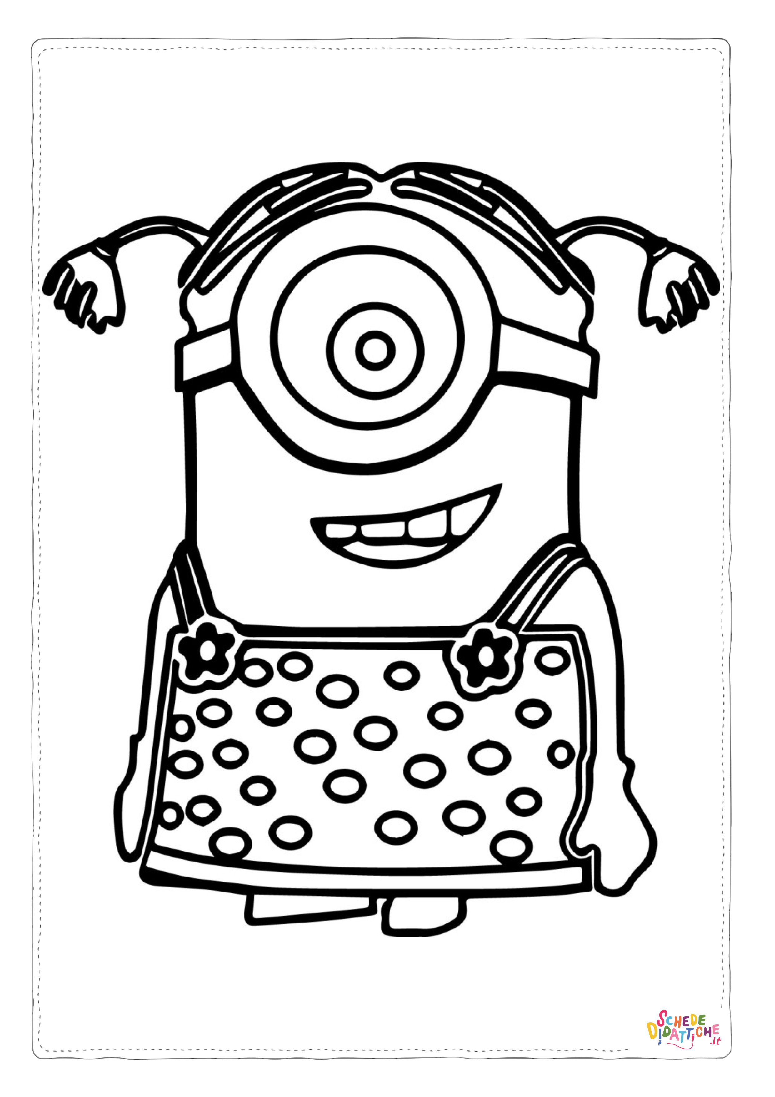 Disegno "Disegno di Cattivissimo me - Minions da stampare e colorare 17" Disegno di Cattivissimo me - Minions da stampare e colorare 17