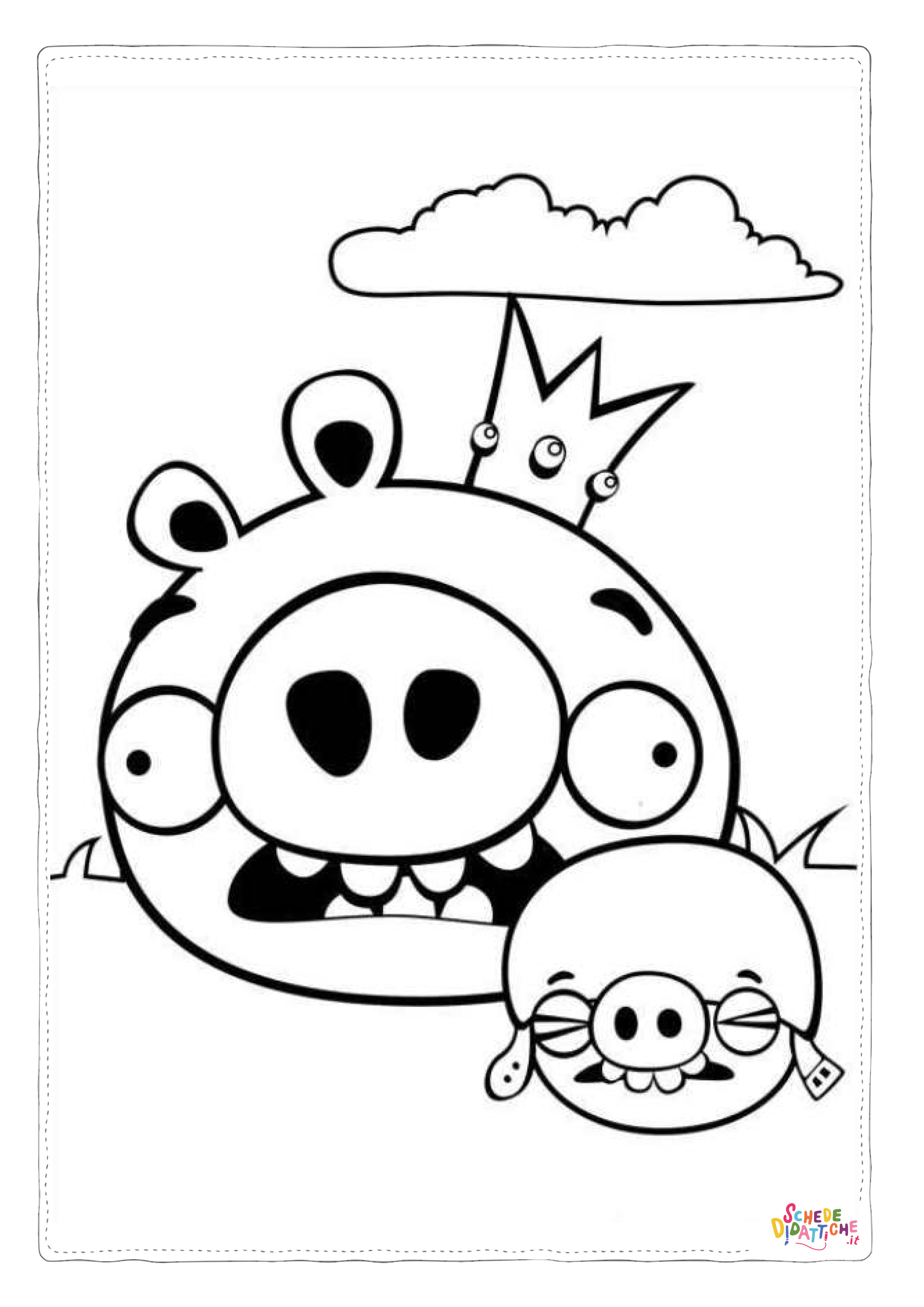 Disegno "Disegno di Angry birds da stampare e colorare 57" Disegno di Angry birds da stampare e colorare 57