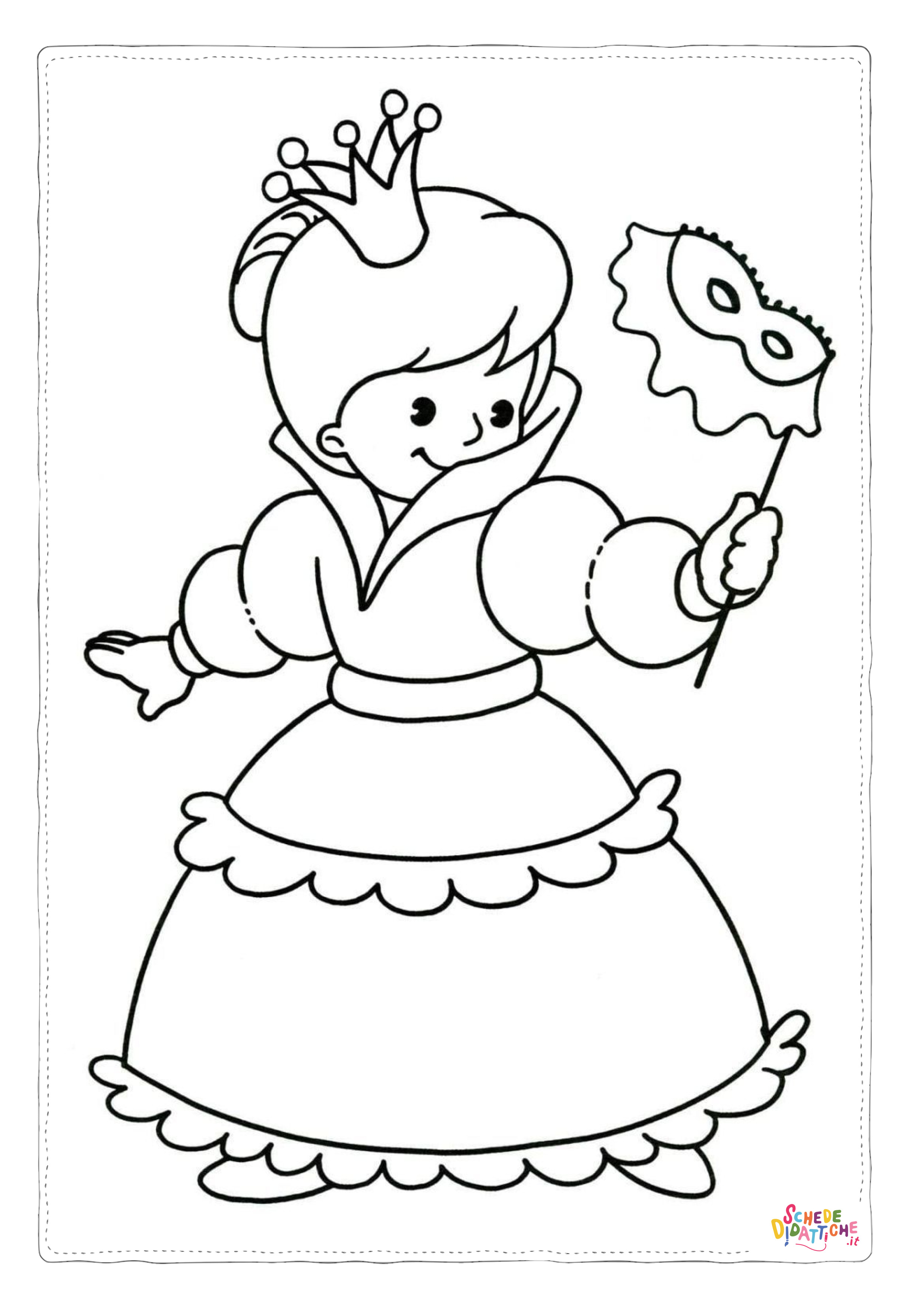 Disegno "Disegno di bambola da stampare e colorare 11" Disegno di bambola da stampare e colorare 11