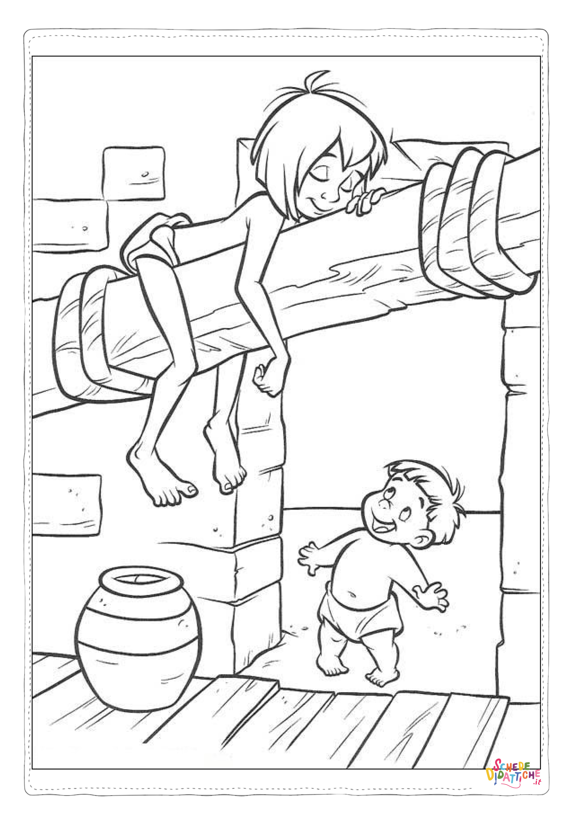 Disegno "Disegno di Il libro della giungla da stampare e colorare 53" Disegno di Il libro della giungla da stampare e colorare 53