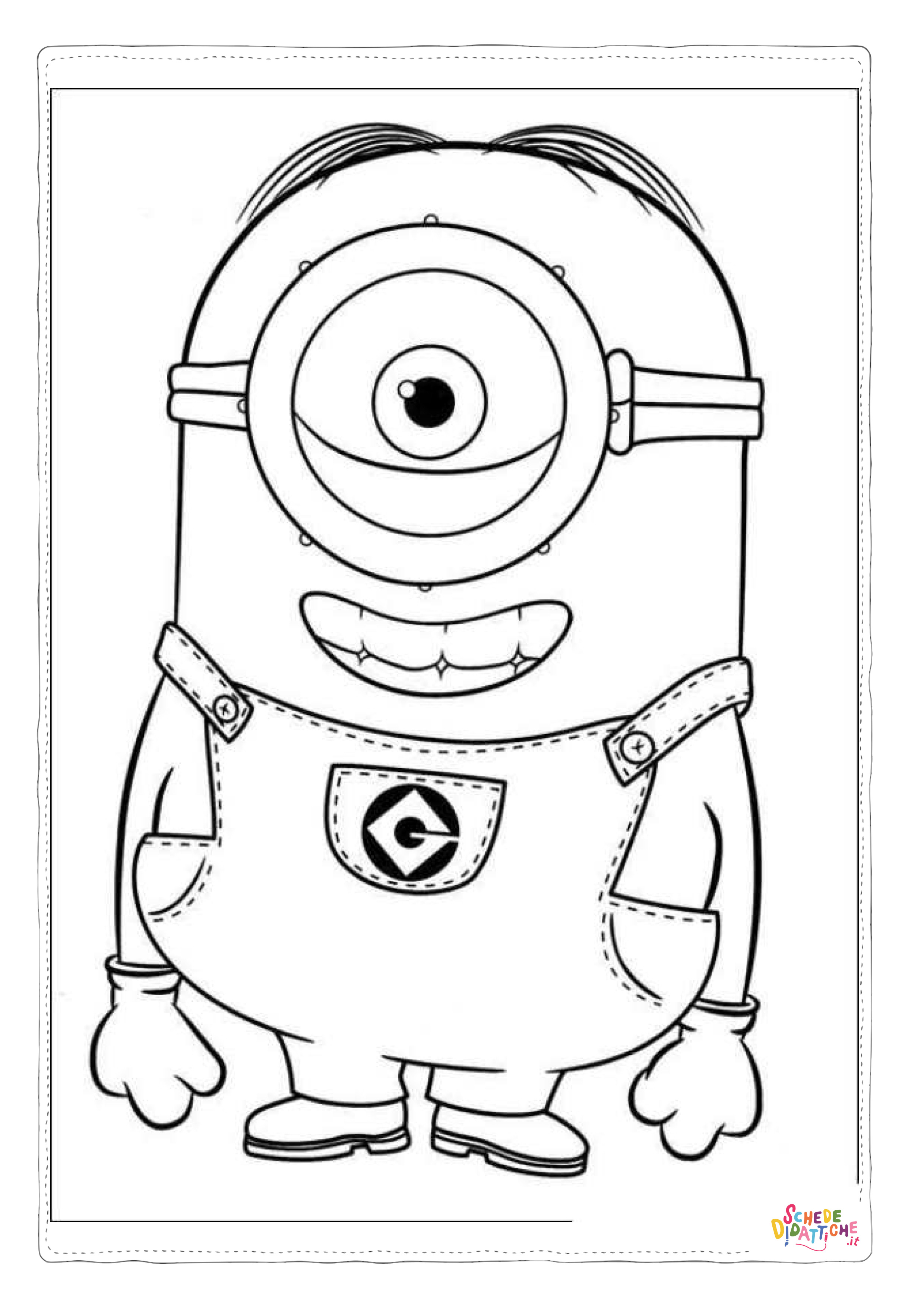 Disegno "Disegno di Cattivissimo me - Minions da stampare e colorare 37" Disegno di Cattivissimo me - Minions da stampare e colorare 37