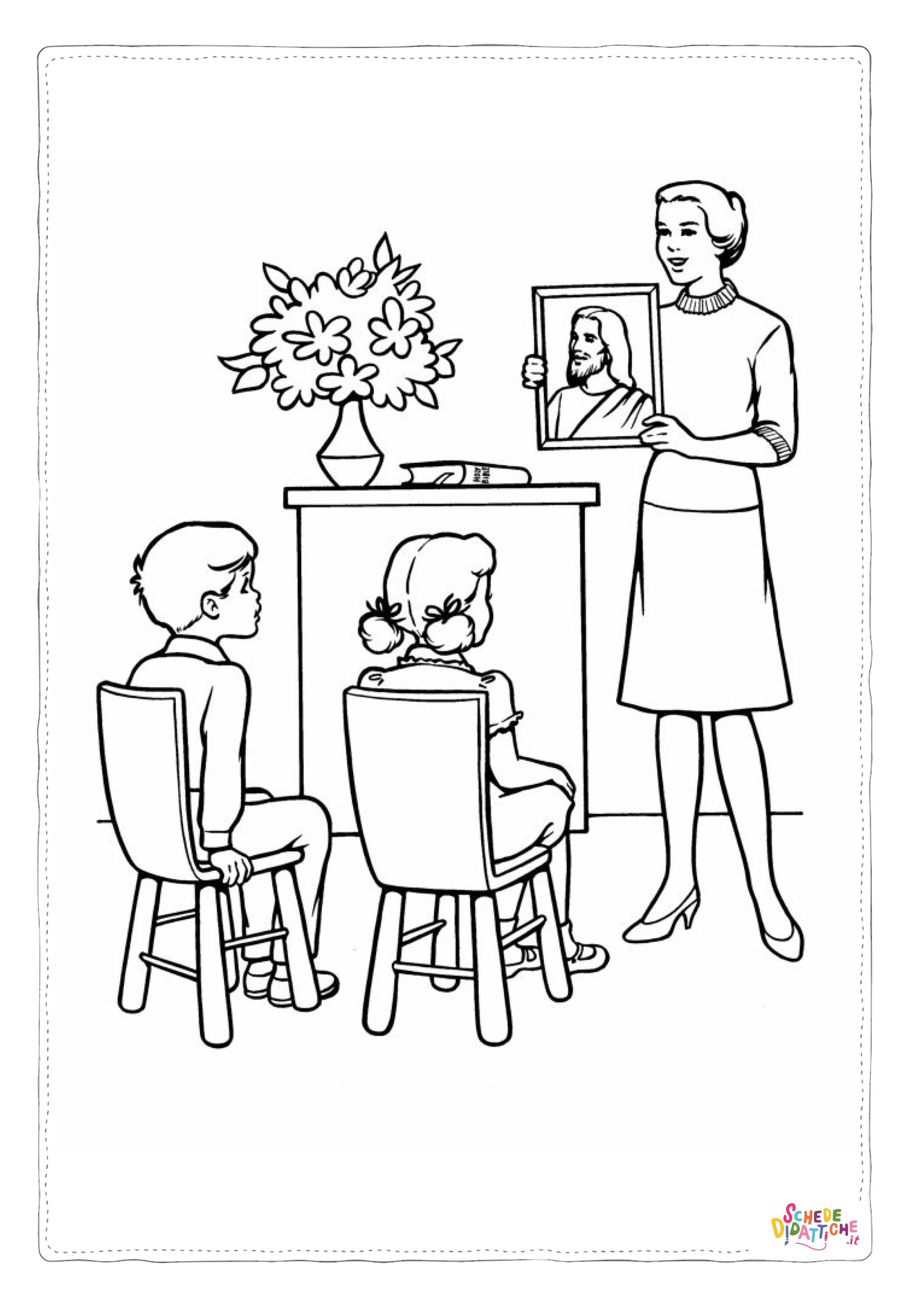 Disegno "Disegno di scuola da stampare e colorare 20" Disegno di scuola da stampare e colorare 20